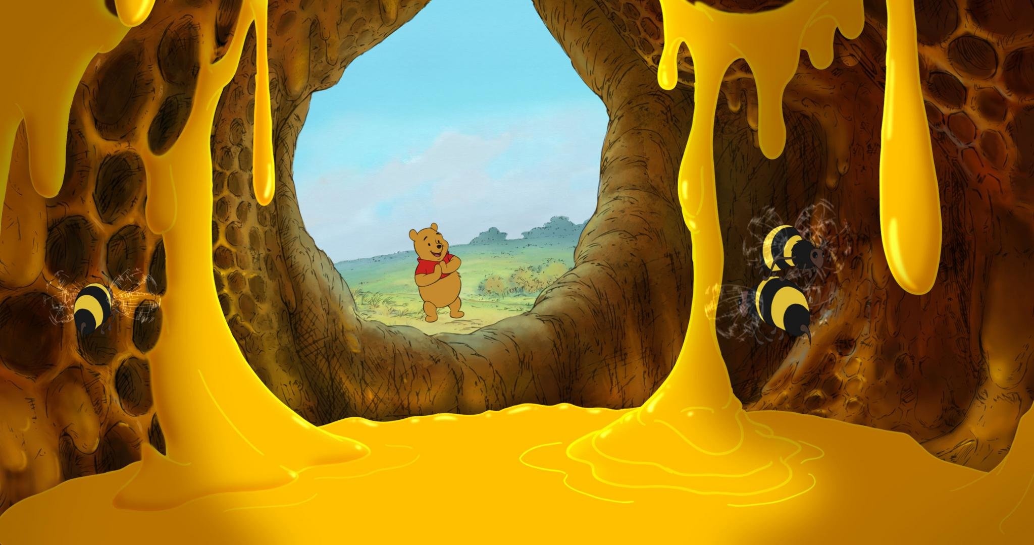 Winnie the Pooh Animation, Awesome, Free Background, HD, 2050x1080 HD Desktop