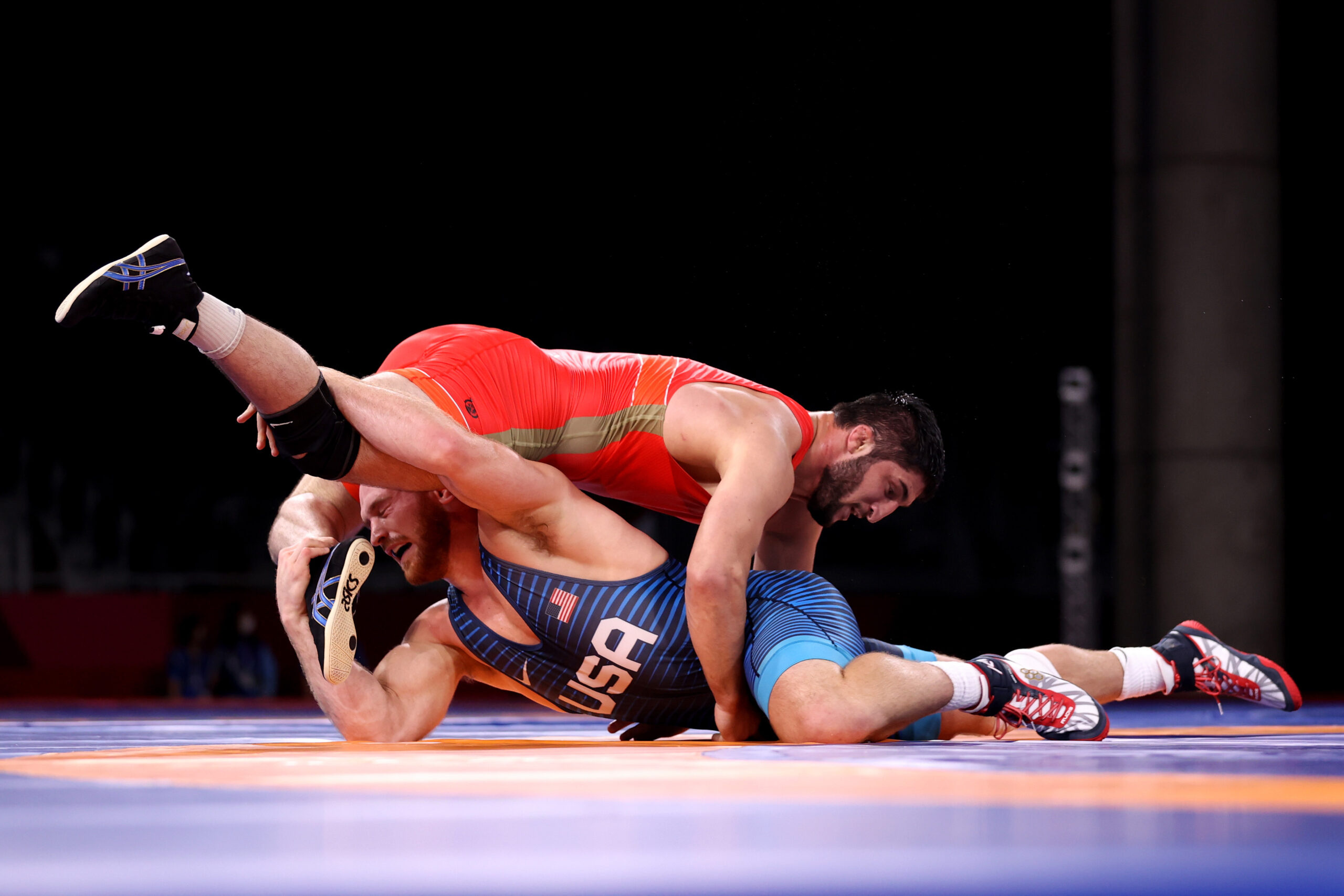 Wrestling: Official Summer Olympics combat sports discipline, Greco-Roman Wrestling type. 2560x1710 HD Background.