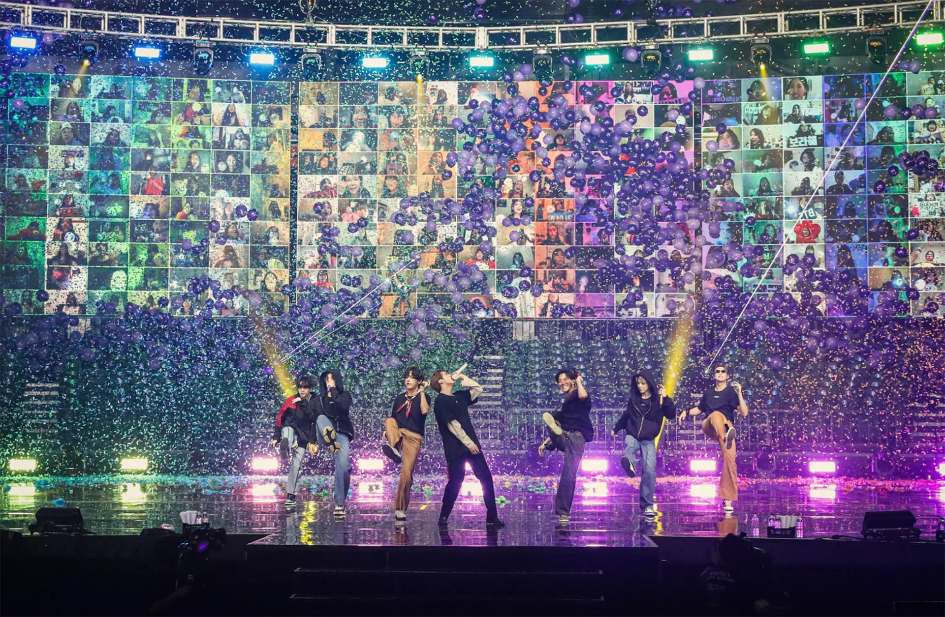 Concert: BTS, Big Hit's year-end concert, The best-selling album in Korean history. 1920x1260 HD Wallpaper.
