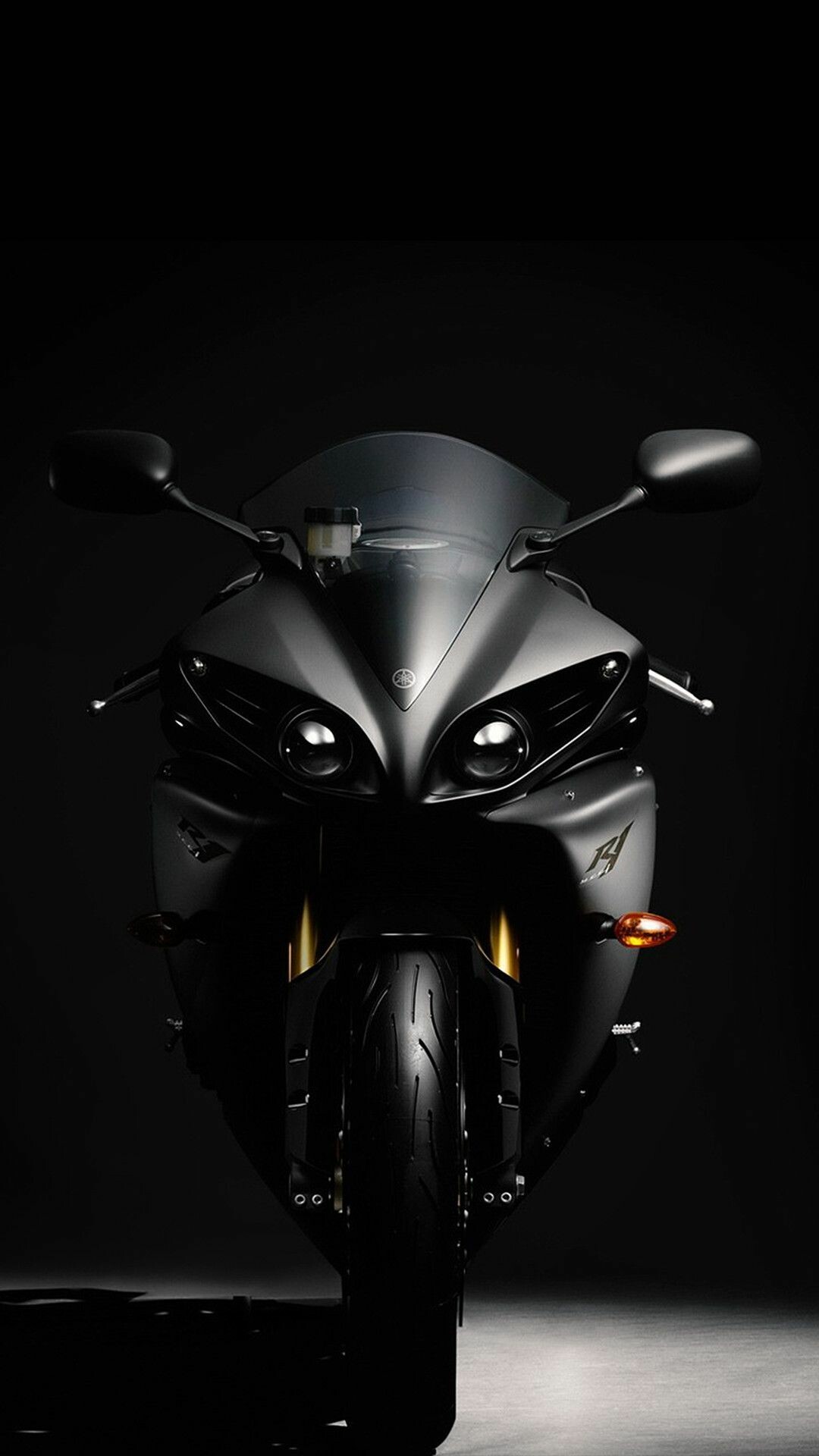 Black R1 phone wallpaper, Motorcycle page, Moto wallpapers, Super bikes, 1080x1920 Full HD Phone