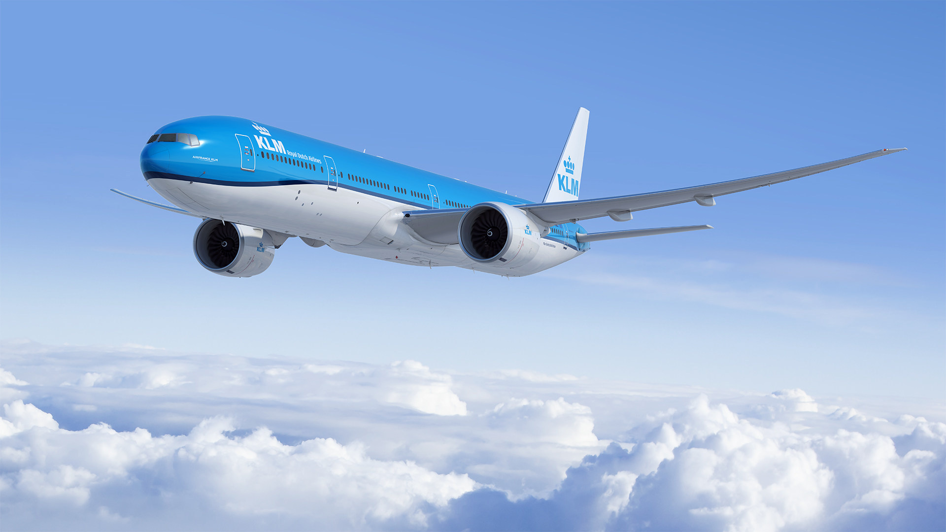 Boeing 777, KLM's pride, Airline excellence, Sky conqueror, 1920x1080 Full HD Desktop