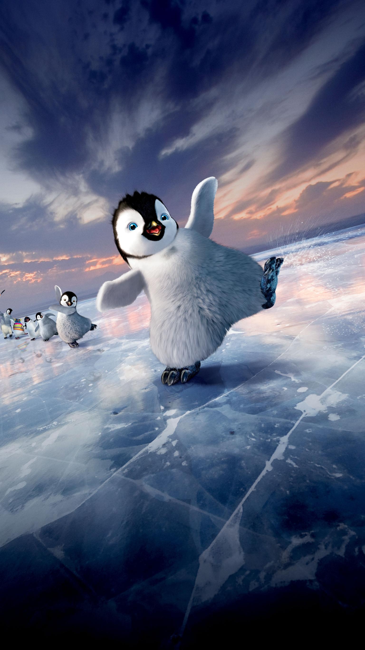 Happy Feet wallpapers, High definition quality, Vibrant colors, 1540x2740 HD Phone