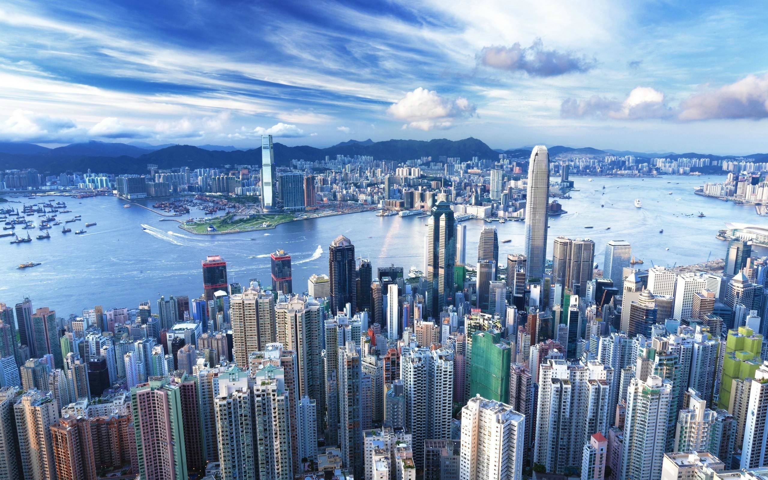 Hong Kong, 4K wallpapers, HD backgrounds, 2560x1600 HD Desktop