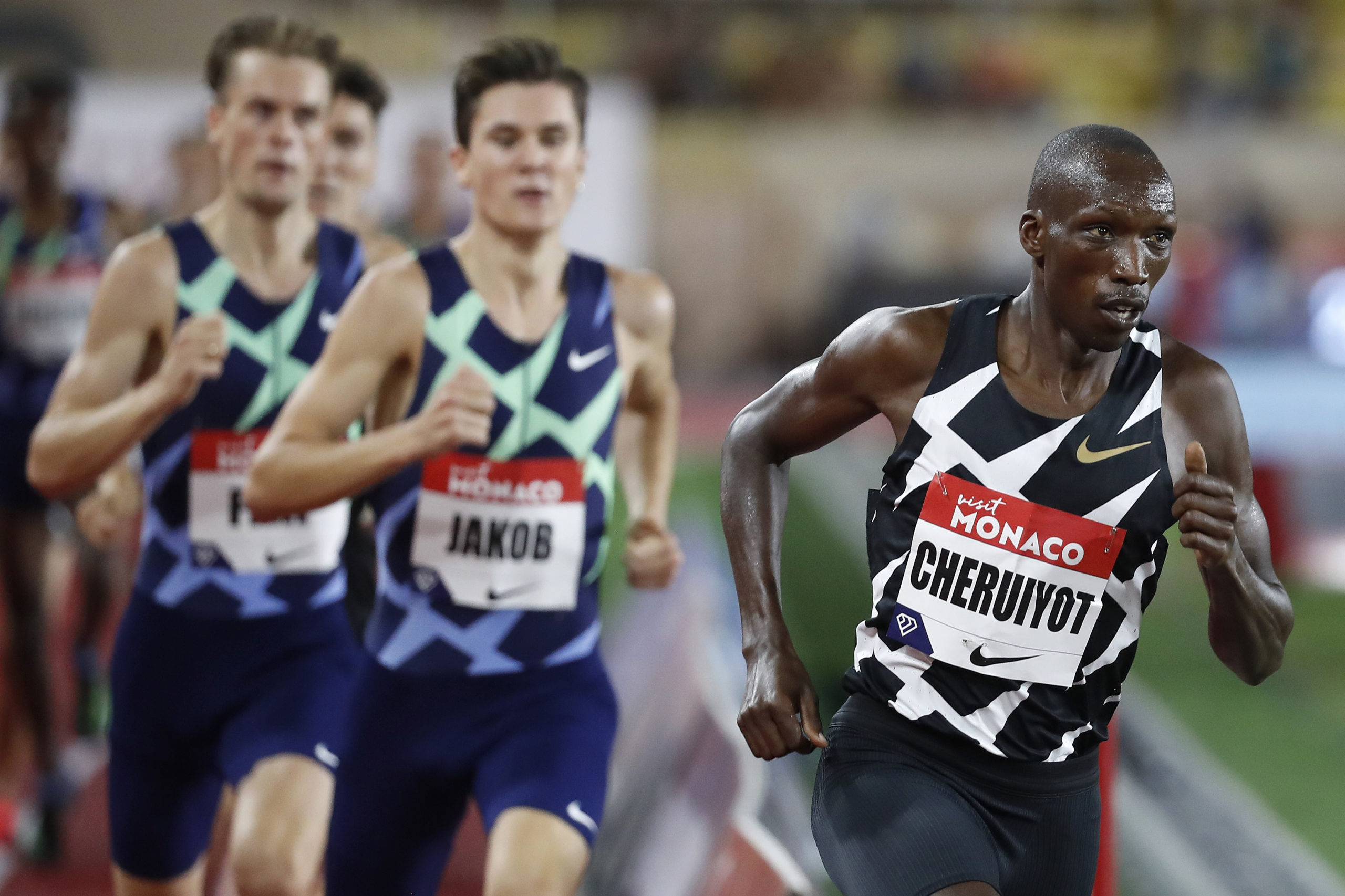 Timothy Cheruiyot, African stars, Diamond League Doha, Athletics performance, 2560x1710 HD Desktop