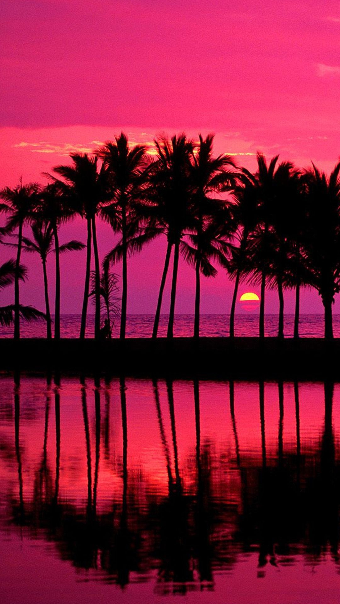 Hawaiian Sunset, Decoraciones, 1080x1920 Full HD Phone