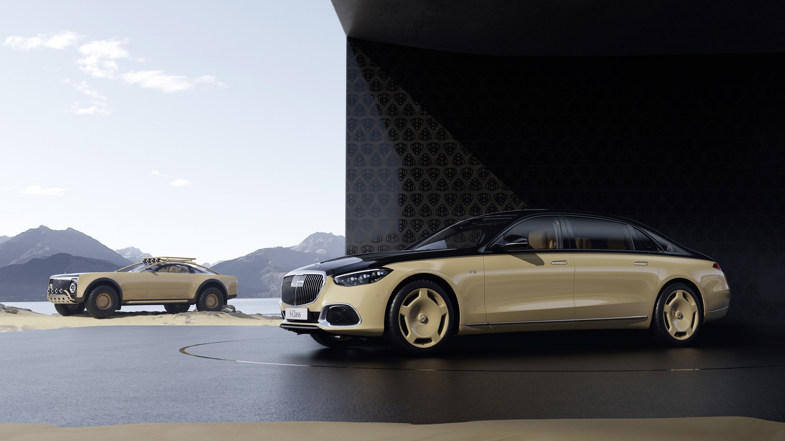 Mercedes-Benz Maybach, Auto, Project vehicle, Virgil Abloh collaboration, 2560x1440 HD Desktop