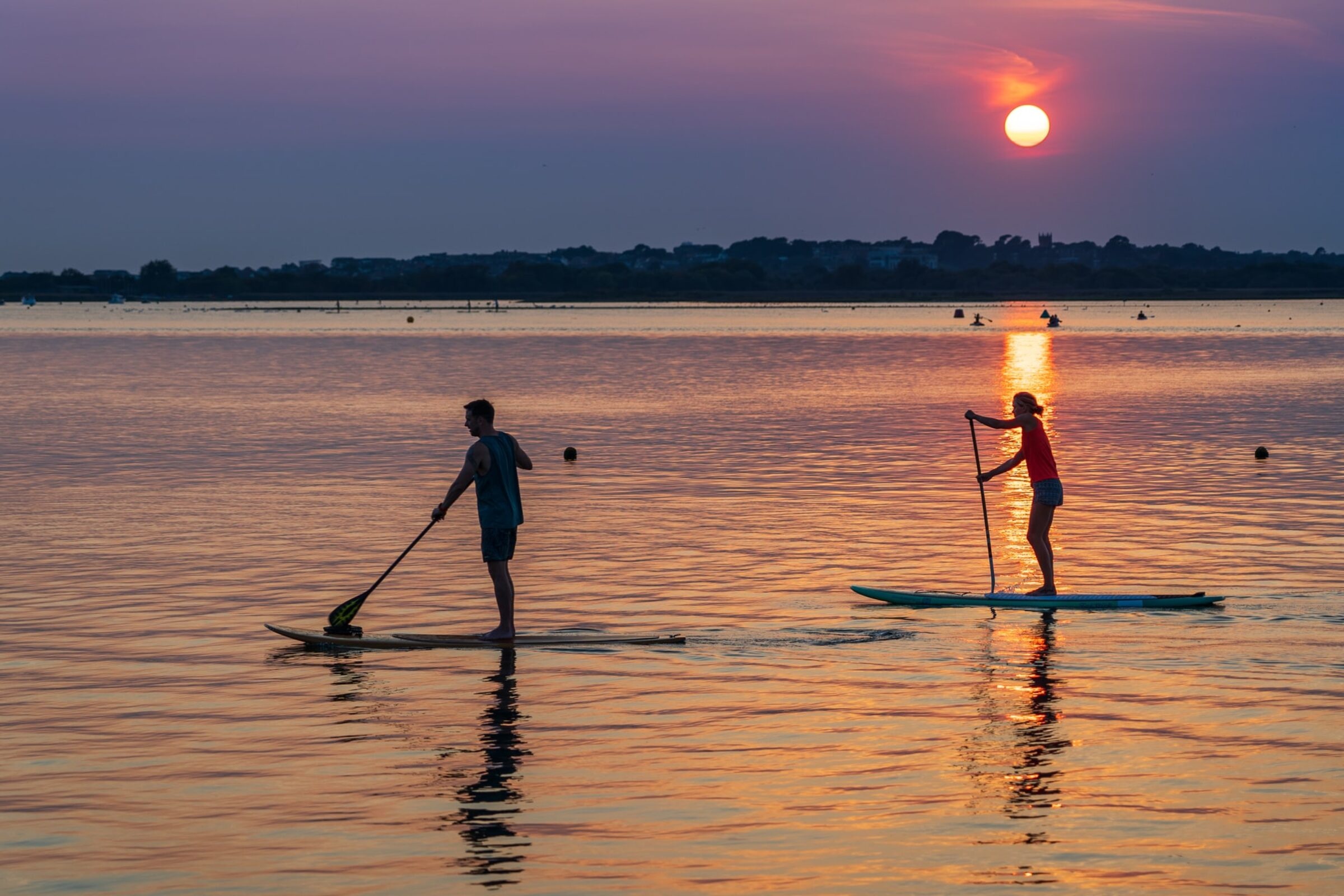 Stand up paddleboarding in Dorset, Best paddleboarding spots, South Lytchett area, Water activity, 2400x1600 HD Desktop