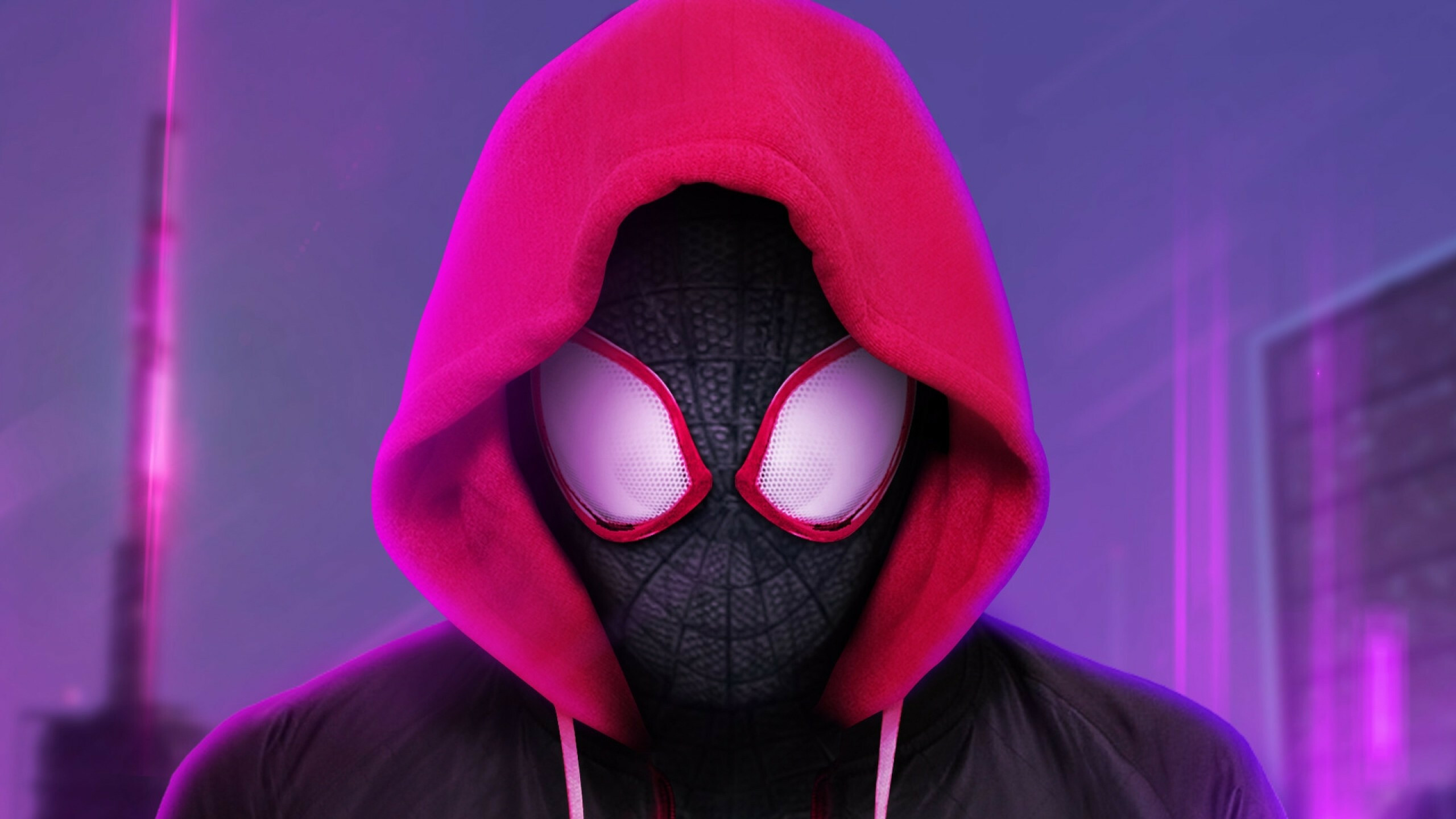 Spider-Man: Into the Spider-Verse: The first feature film with Miles Morales as the main character. 2560x1440 HD Wallpaper.