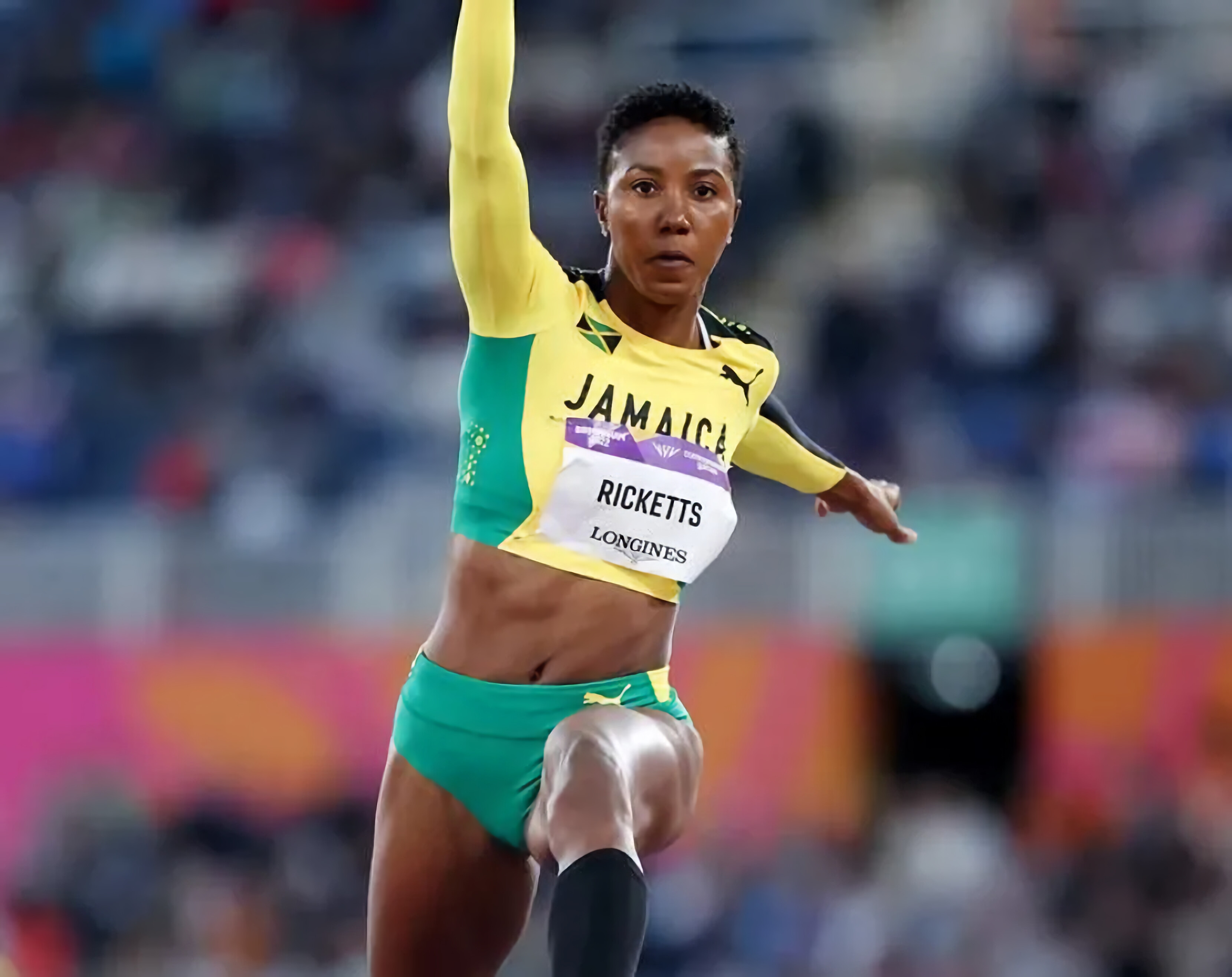 Shanieka Ricketts, Outstanding leaper, Caribbean pride, Track and field, 3320x2640 4K Desktop