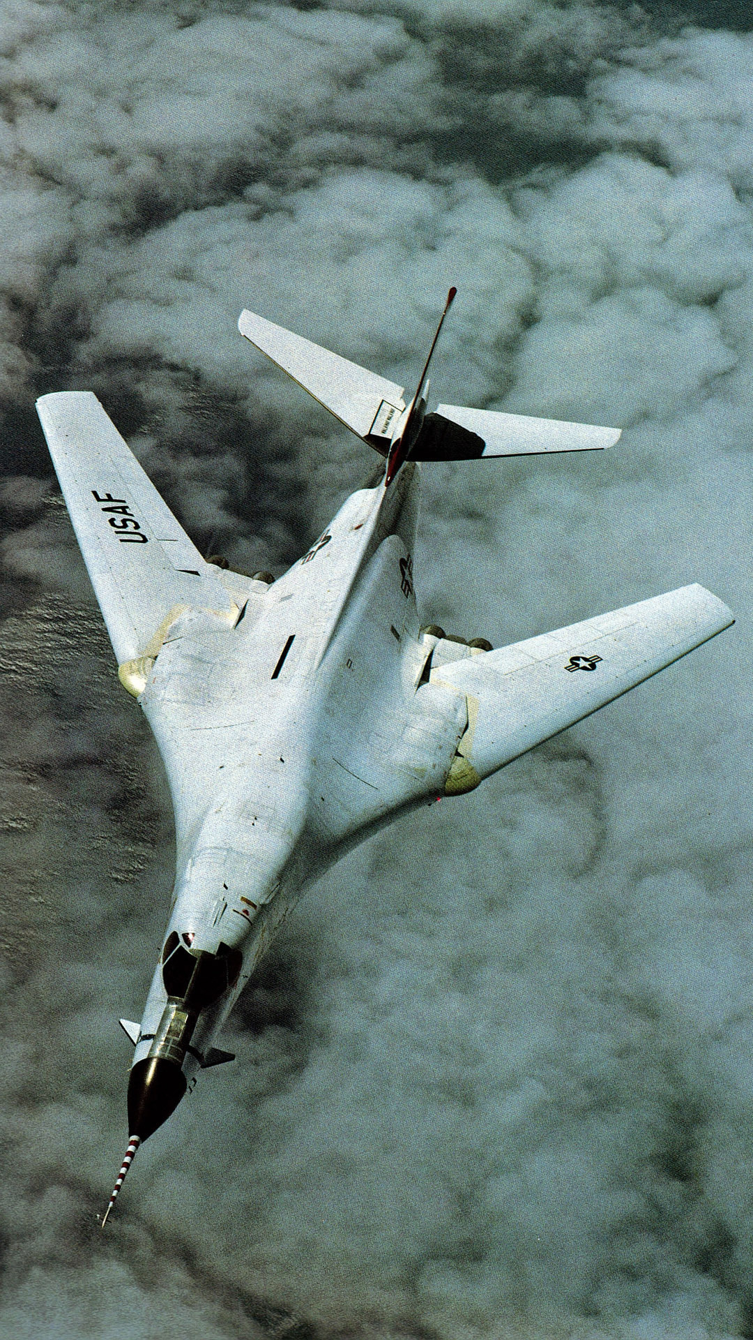 Rockwell B-1 Lancer, Striking wallpapers, Ultimate power, Airborne might, 1080x1920 Full HD Handy
