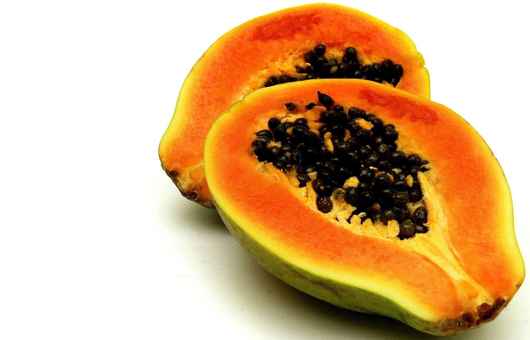 Papaya: A common and delicious tropical fruit. 2100x1350 HD Background.