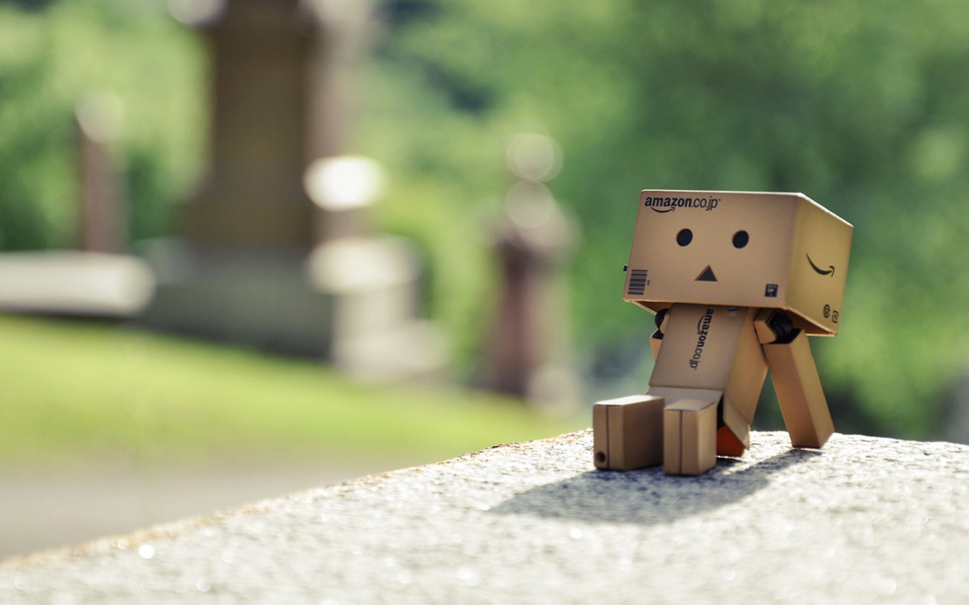 Amazon: The box figure during daytime, Danbo, The largest online retailer. 1920x1200 HD Background.