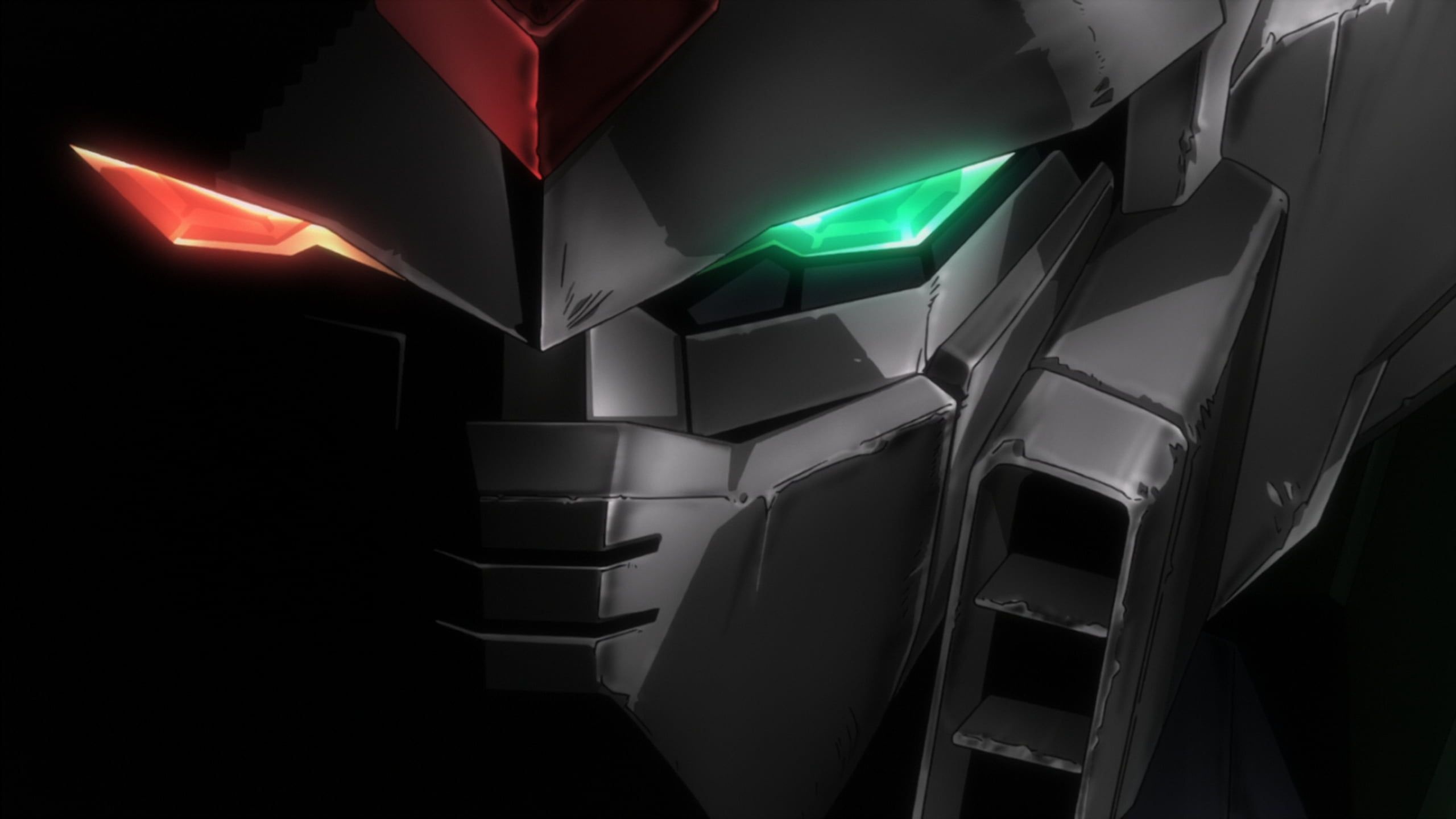 Black Gundam wallpapers, Futuristic mechas, Gundam battle scenes, 2560x1440 HD Desktop
