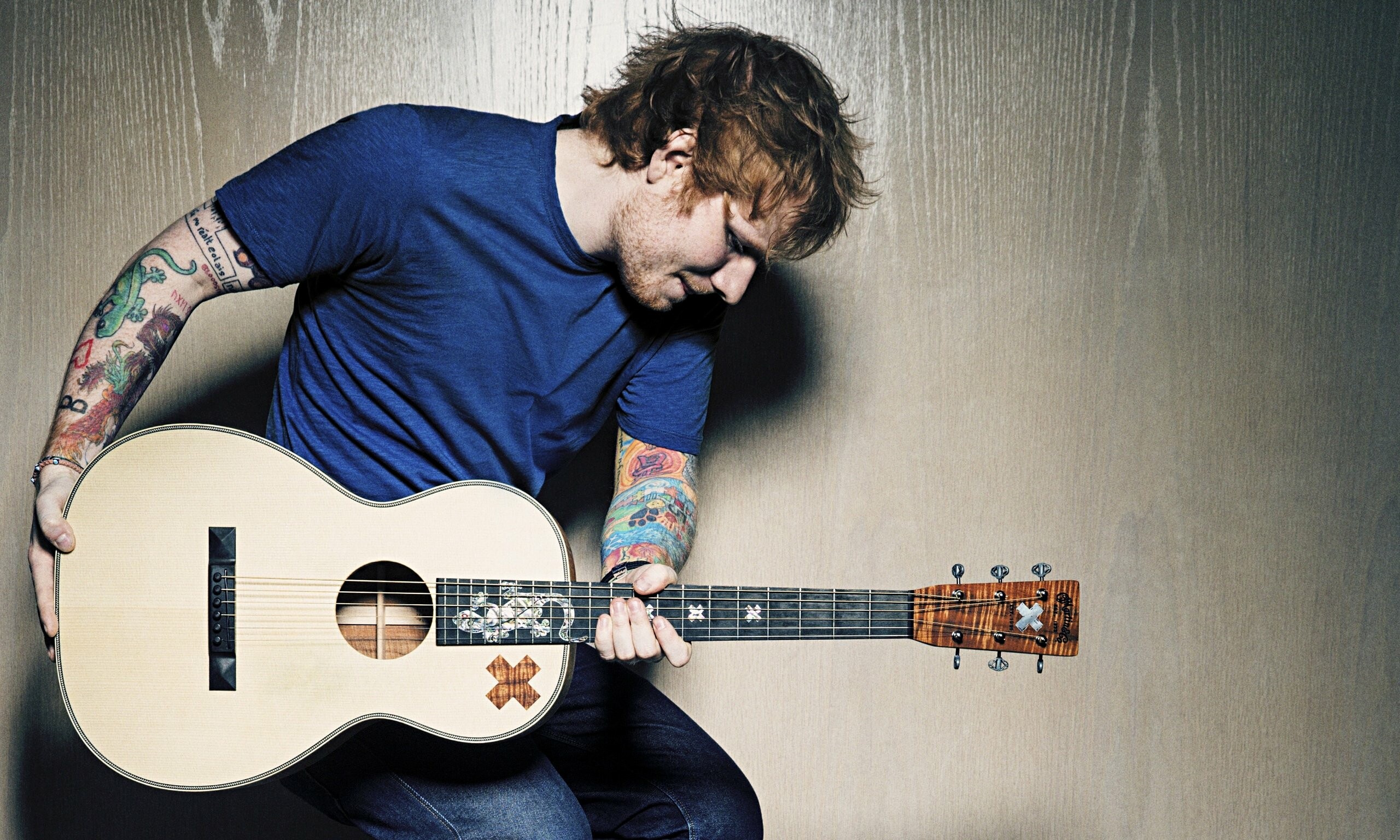 Ed Sheeran: Pop, Folk, Singer, "Don't" peaked at No. 8 on the UK Singles Chart. 2560x1540 HD Wallpaper.