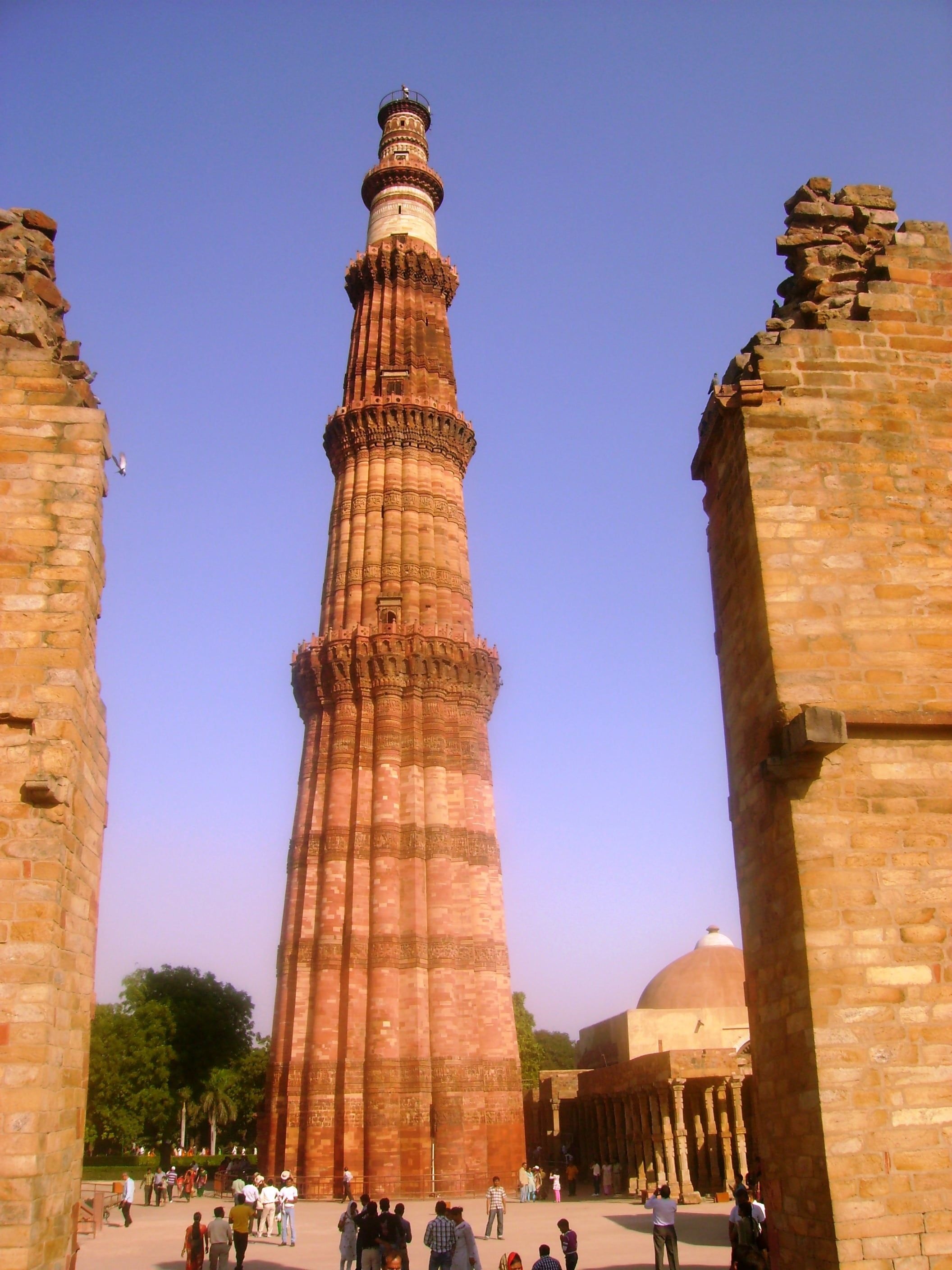 New Delhi, Brown Stone Tower, Qutub Minar, India landmark, 2120x2820 HD Phone
