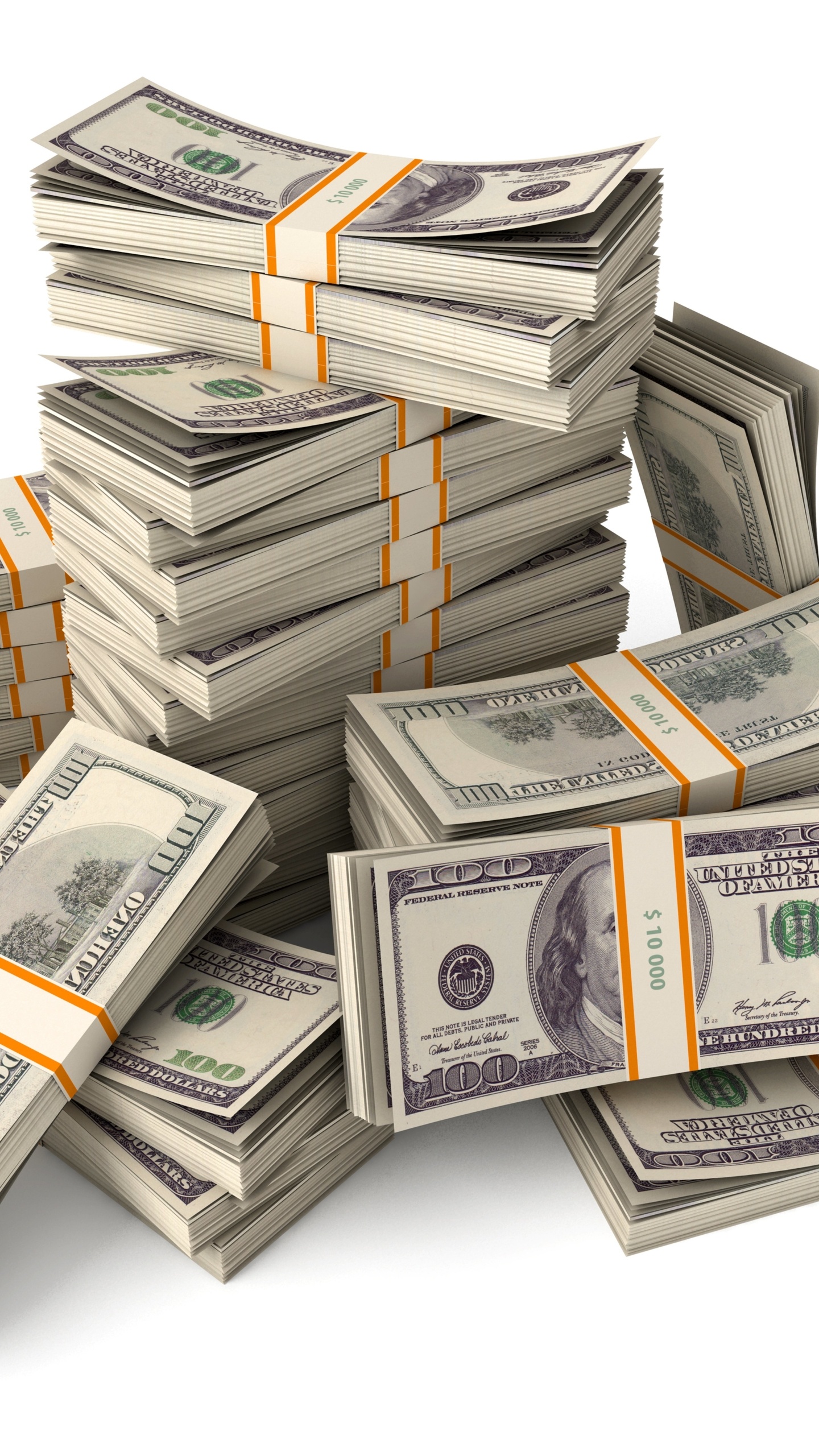 Dollar: Bills, The world's most important currency, Greenback. 1440x2560 HD Wallpaper.