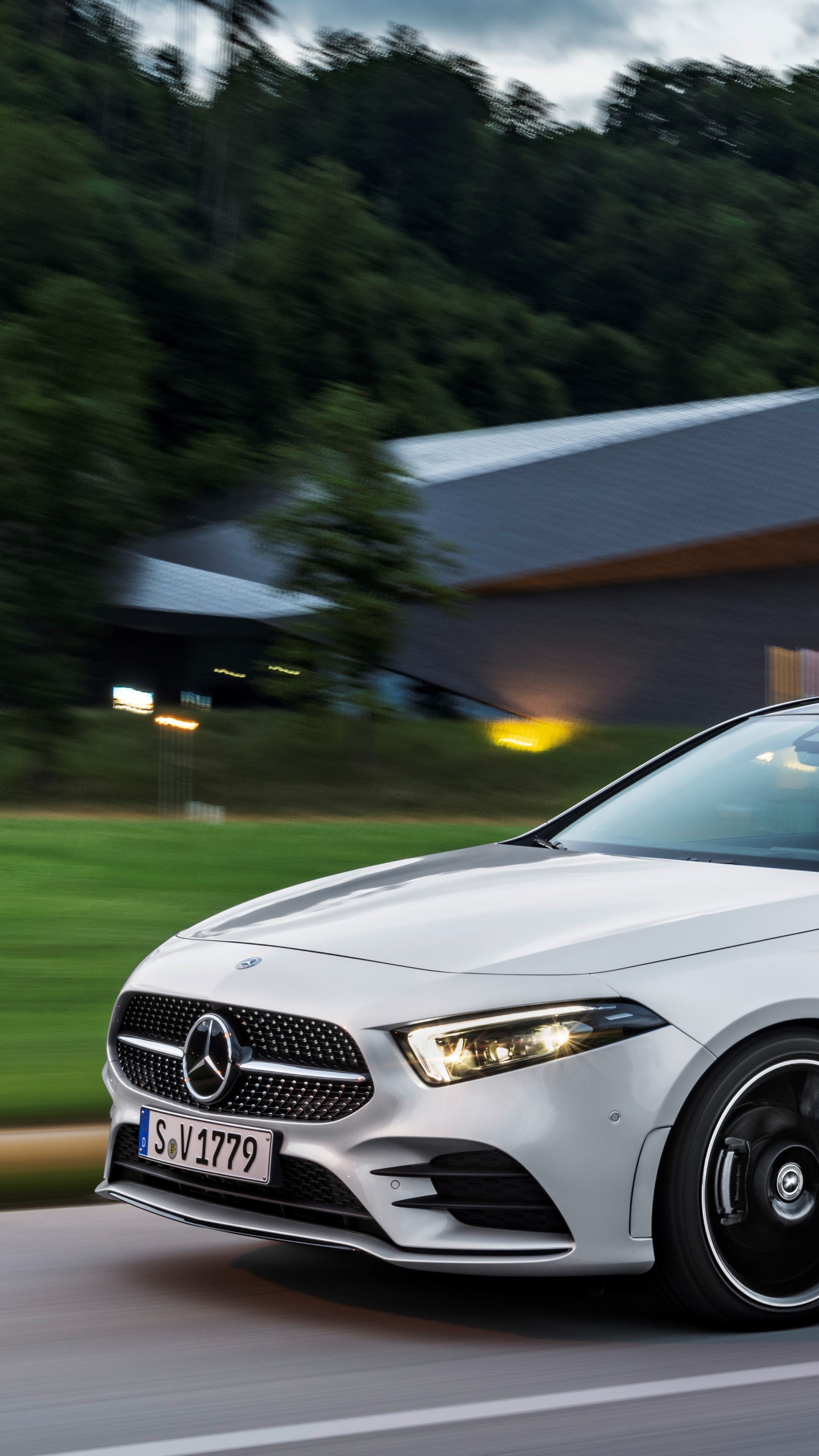 Mercedes-Benz A-Class, Sporty elegance, High-definition wallpapers, Cutting-edge technology, 2160x3840 4K Handy