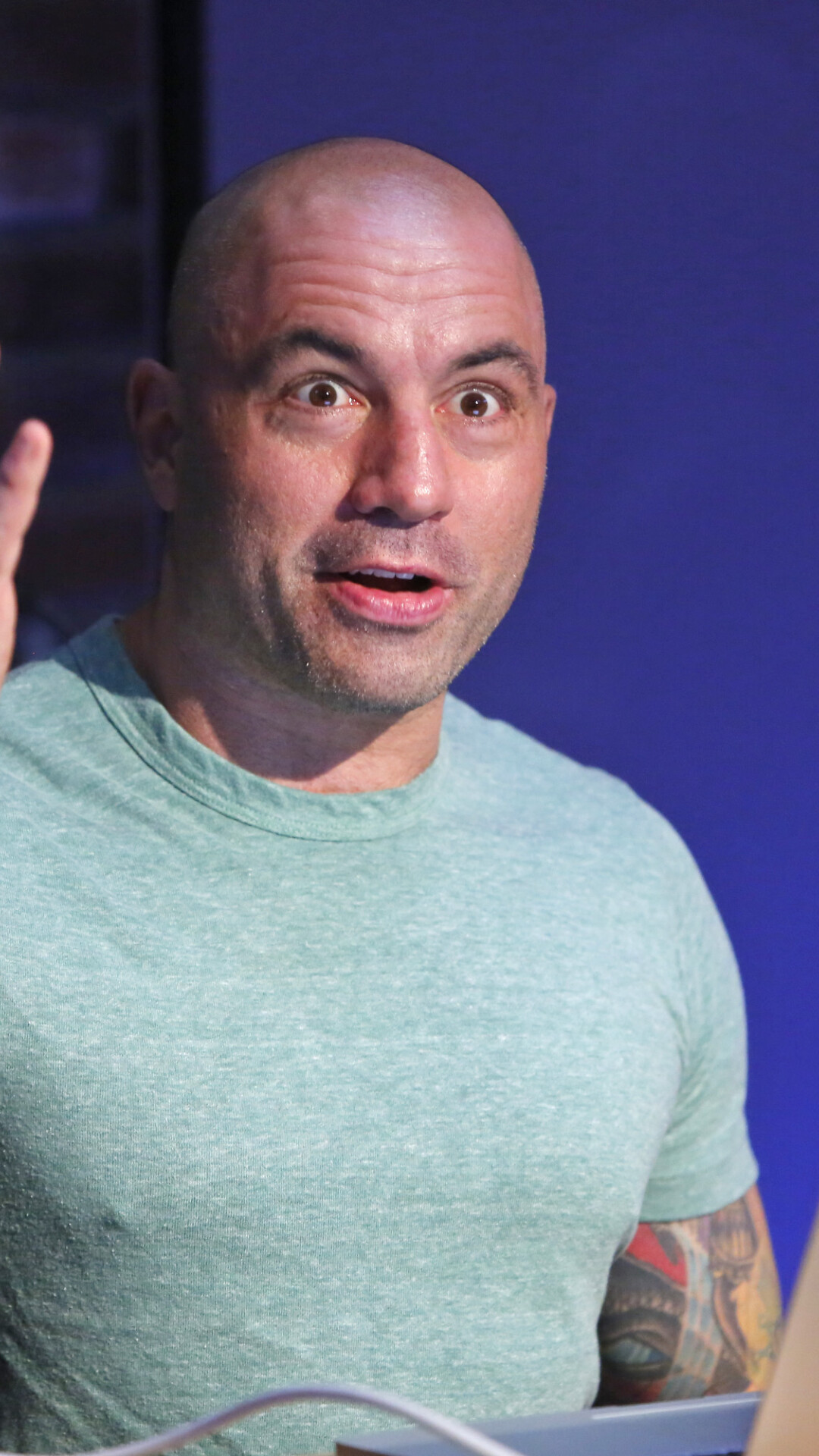 Joe Rogan: Appeared on the episode "A Beautiful Mind" of Just Shoot Me as Chris. 1080x1920 Full HD Background.