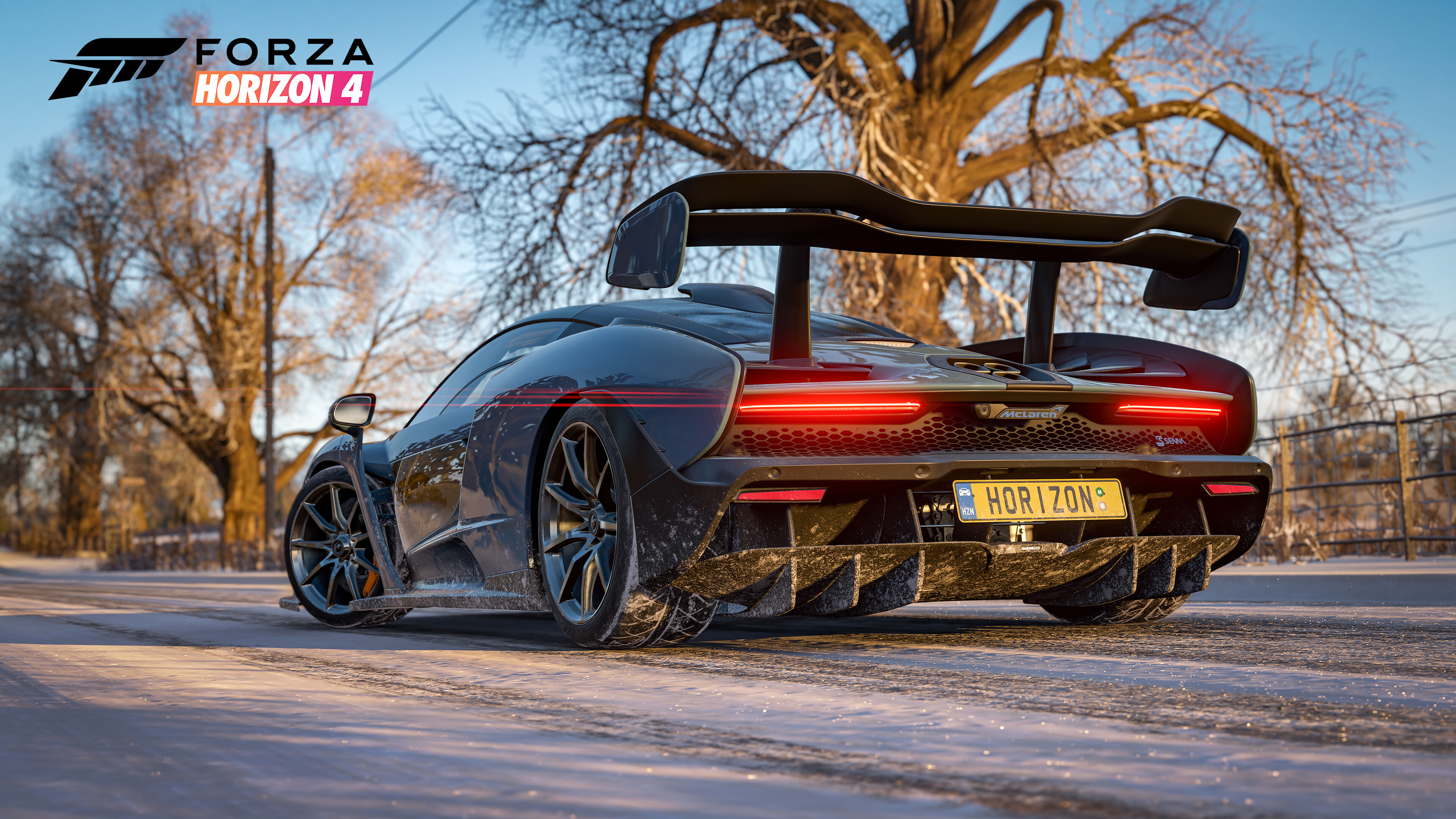 Forza Horizon: Players have the opportunity to buy in-game houses which unlock new items, cars and game-play perks, Mclaren. 3840x2160 4K Wallpaper.
