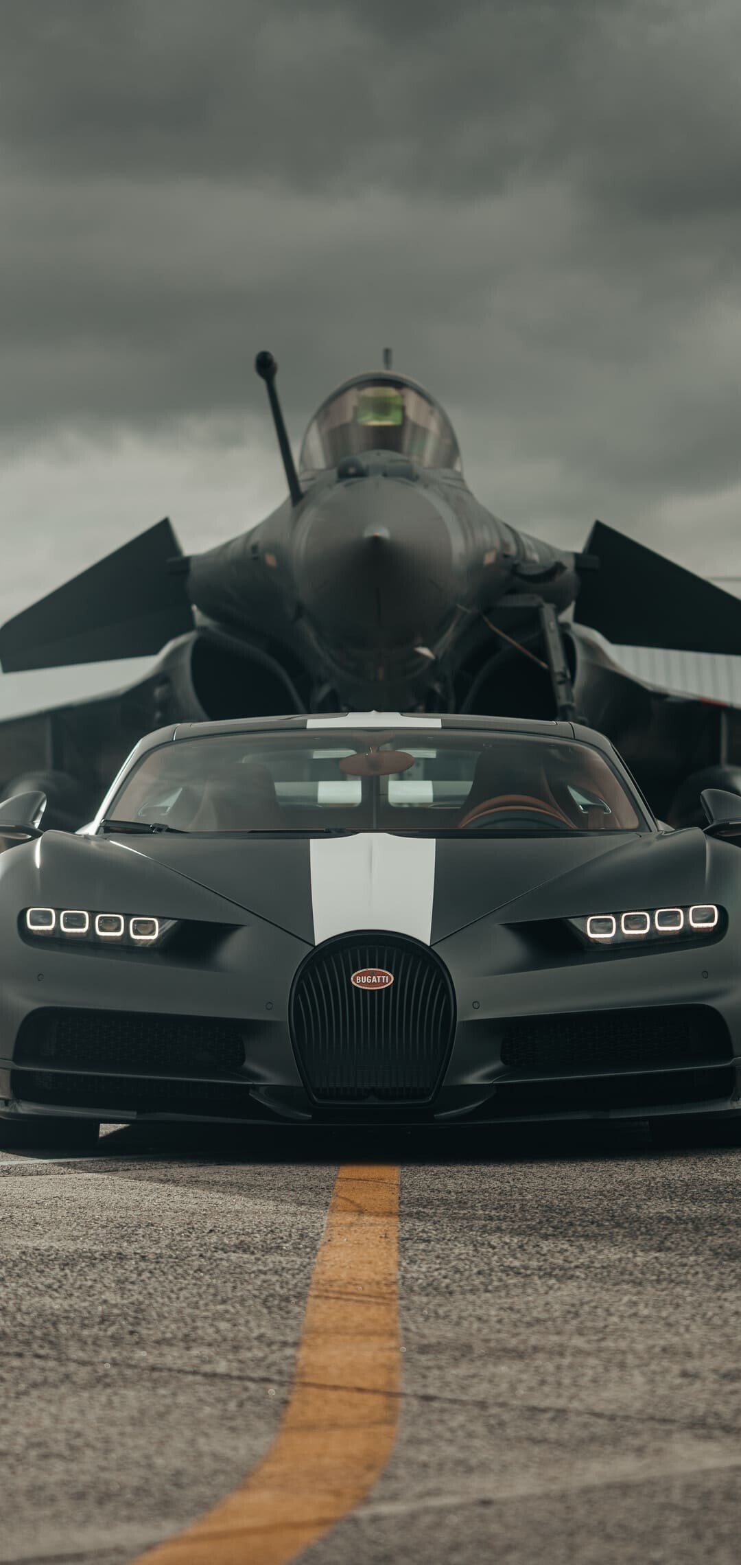 Bugatti: The company was founded in 1998 as a subsidiary of the Volkswagen Group, Chiron. 1080x2280 HD Wallpaper.