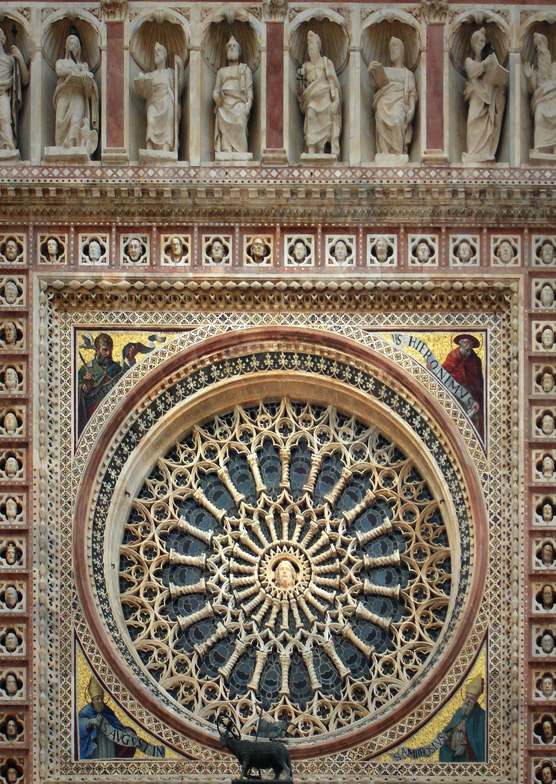 Orvieto, Rose window, Cathedral beauty, Umbria day trip, 1840x2590 HD Phone