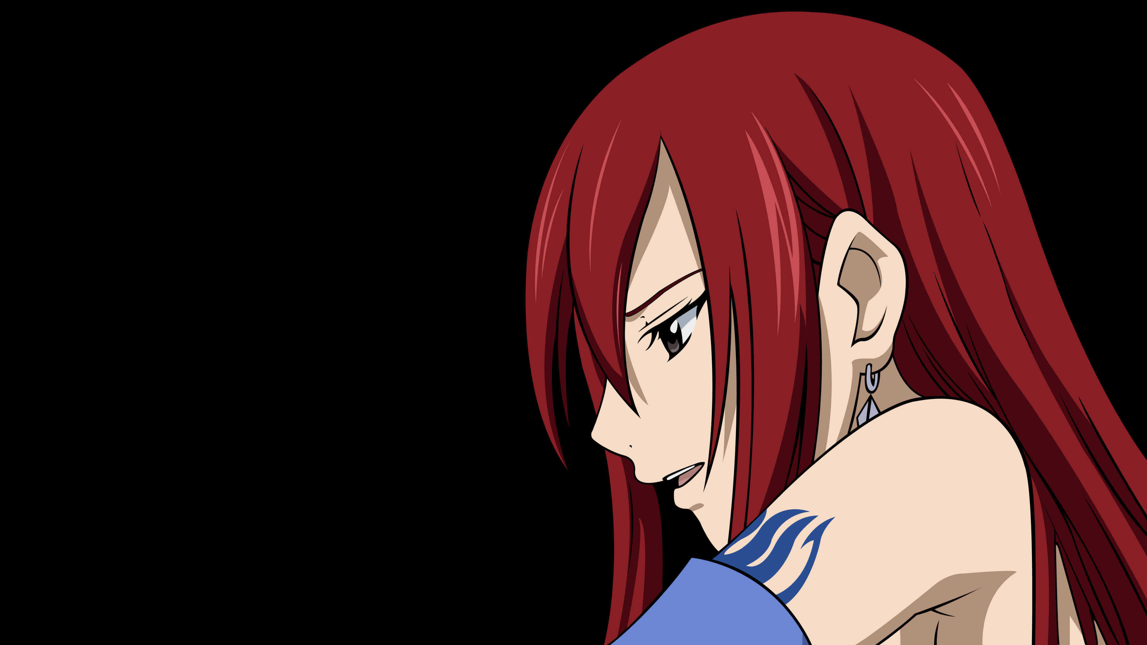 Fairy Tail, Erza Scarlet, UHD 4K wallpaper, Anime, 3840x2160 4K Desktop