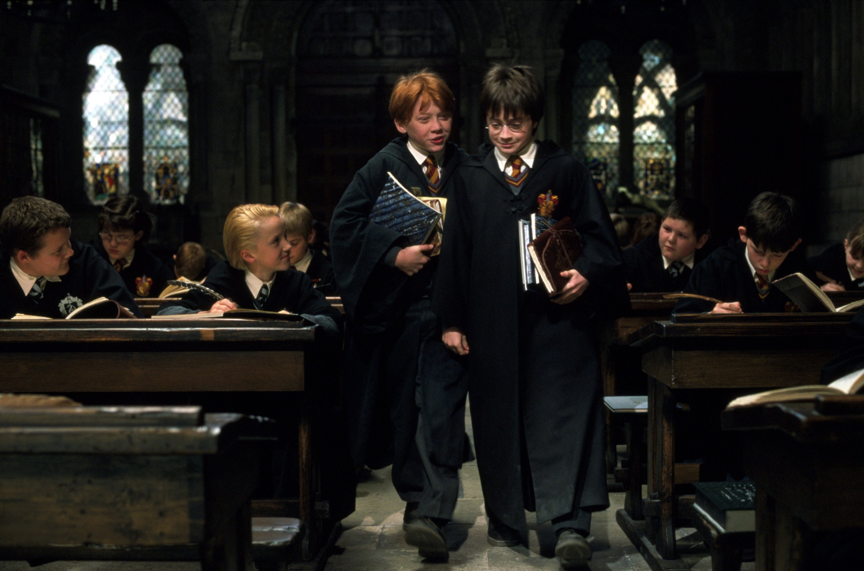 Harry Potter trio, Ron Weasley, Rupert Grint, Daniel Radcliffe, 3000x1990 HD Desktop
