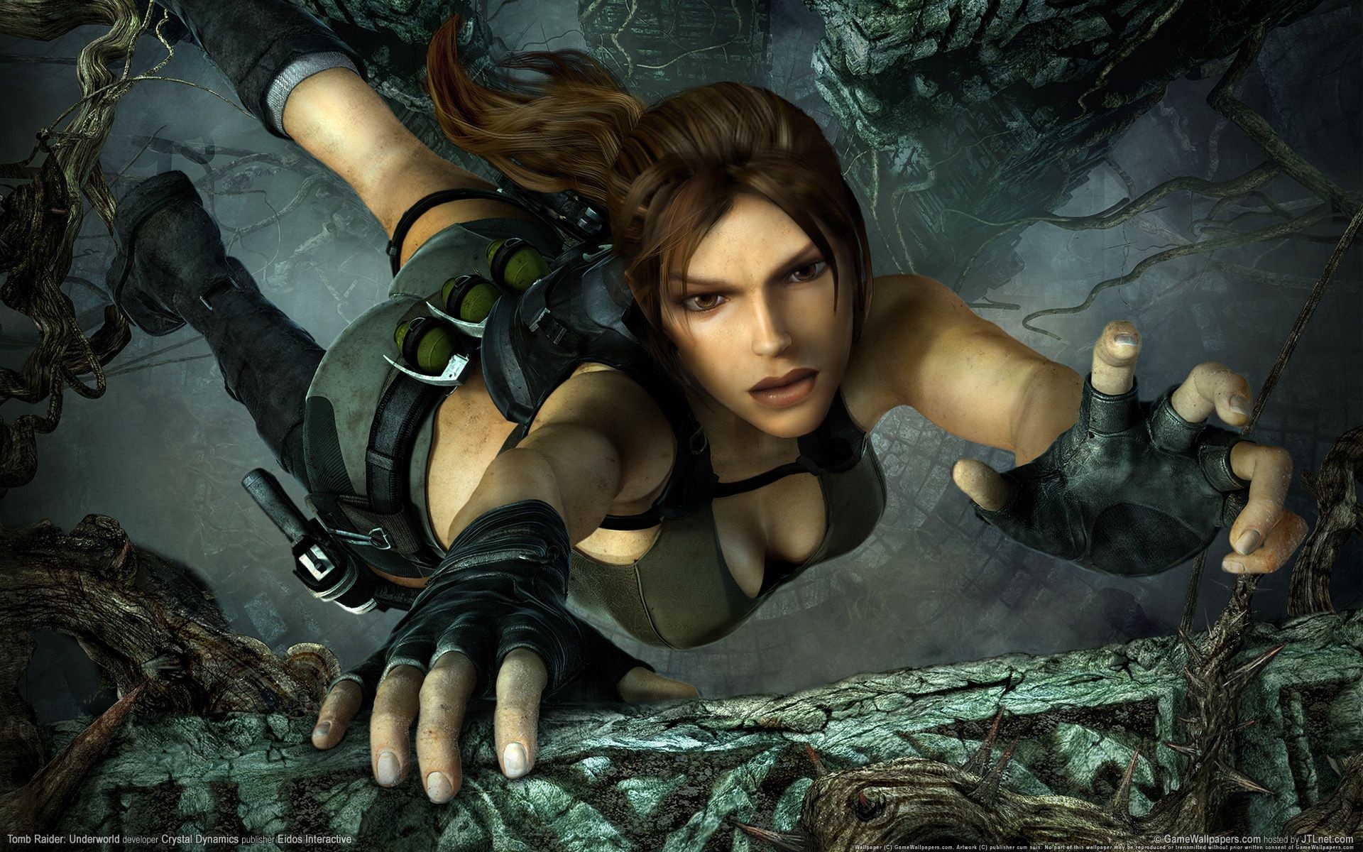 Tomb Raider: Underworld, Iconic Lara Croft, Exciting game wallpaper, Stunning imagery, 1920x1200 HD Desktop