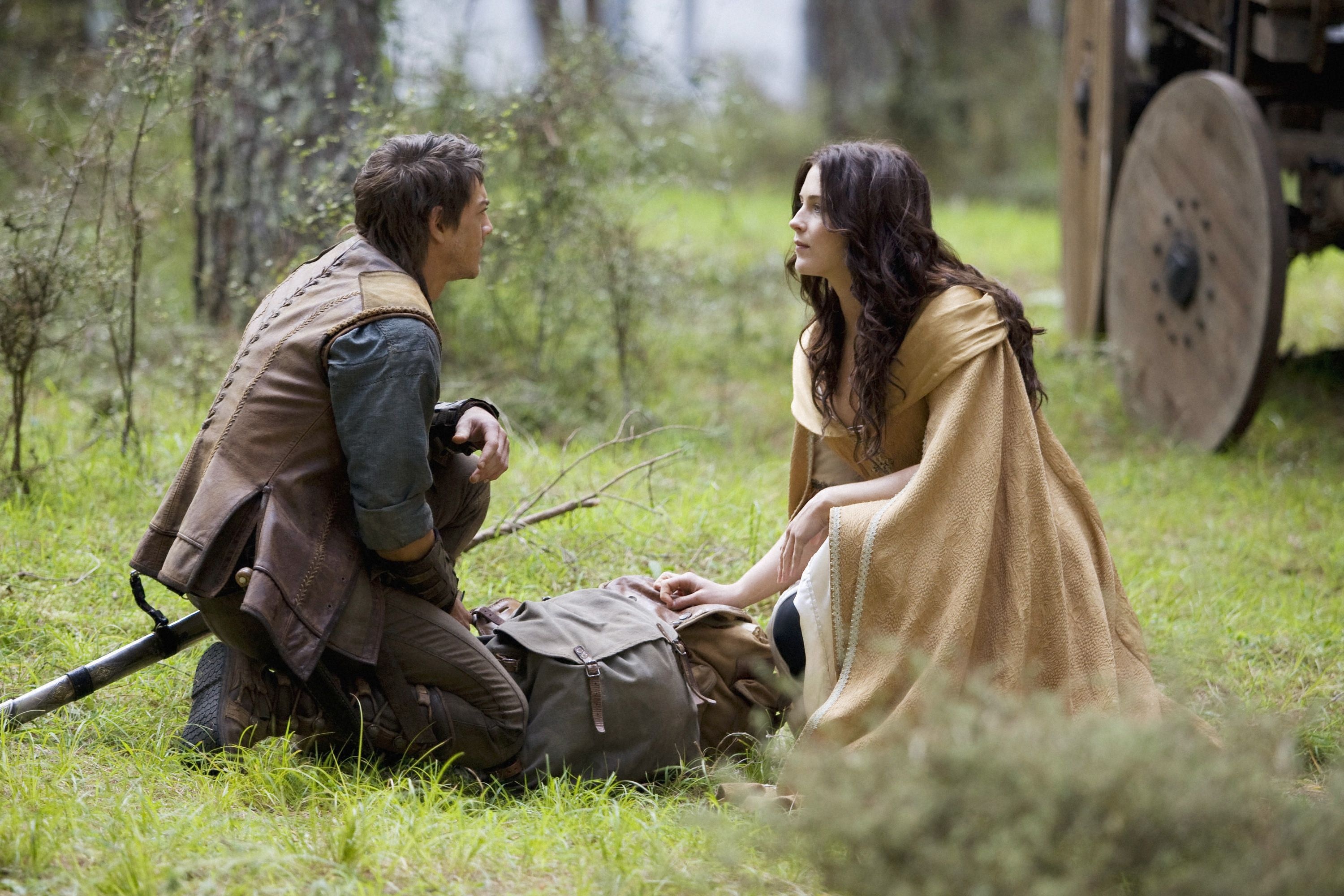Legend of the Seeker (TV Series): The Seeker and the Mother Confessor, Richard Cypher and Kahlan Amnell. 3000x2000 HD Background.