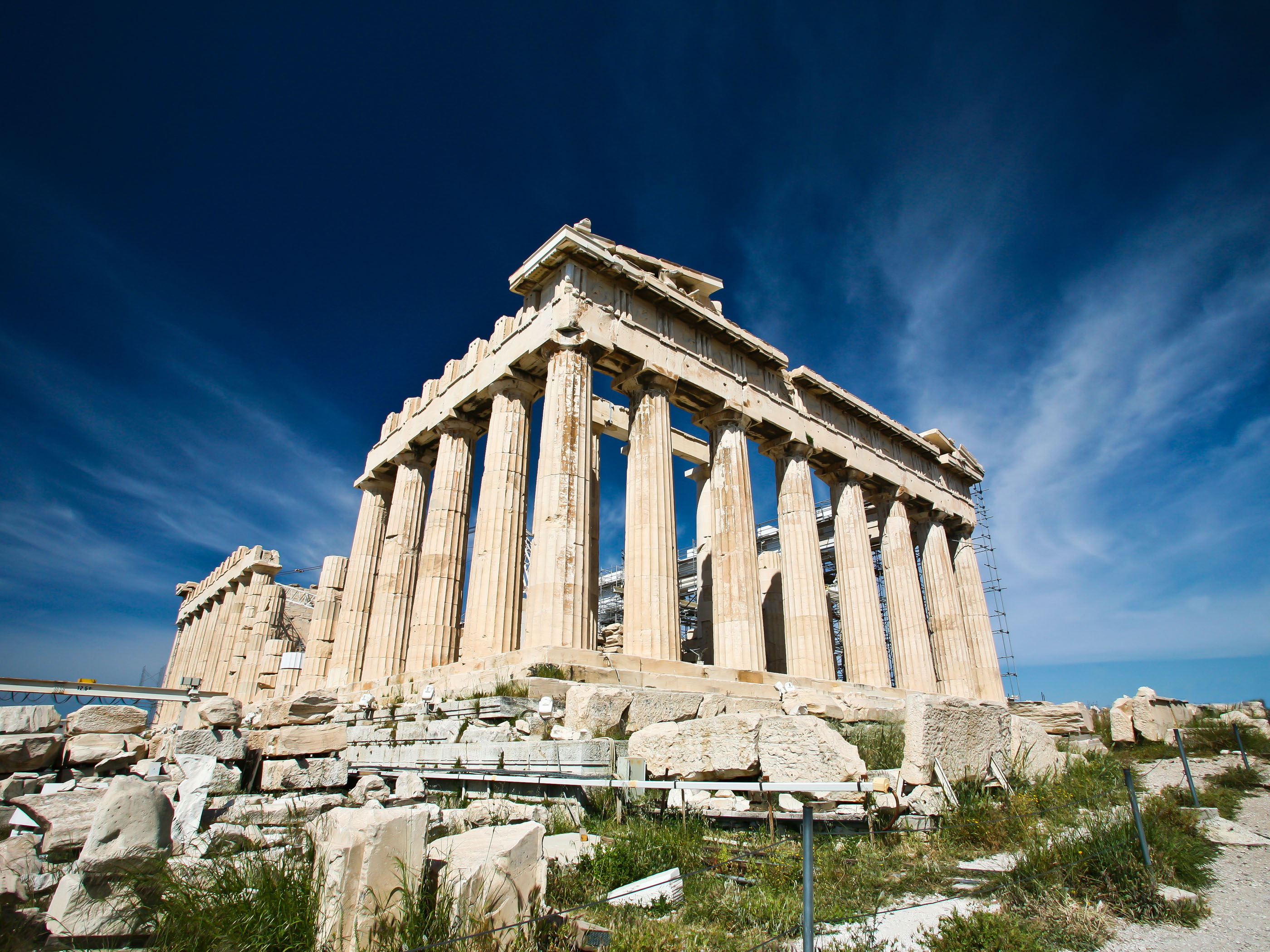Famous Acropolis, Breathtaking views, Ancient ruins, Monumental landmarks, 2800x2100 HD Desktop