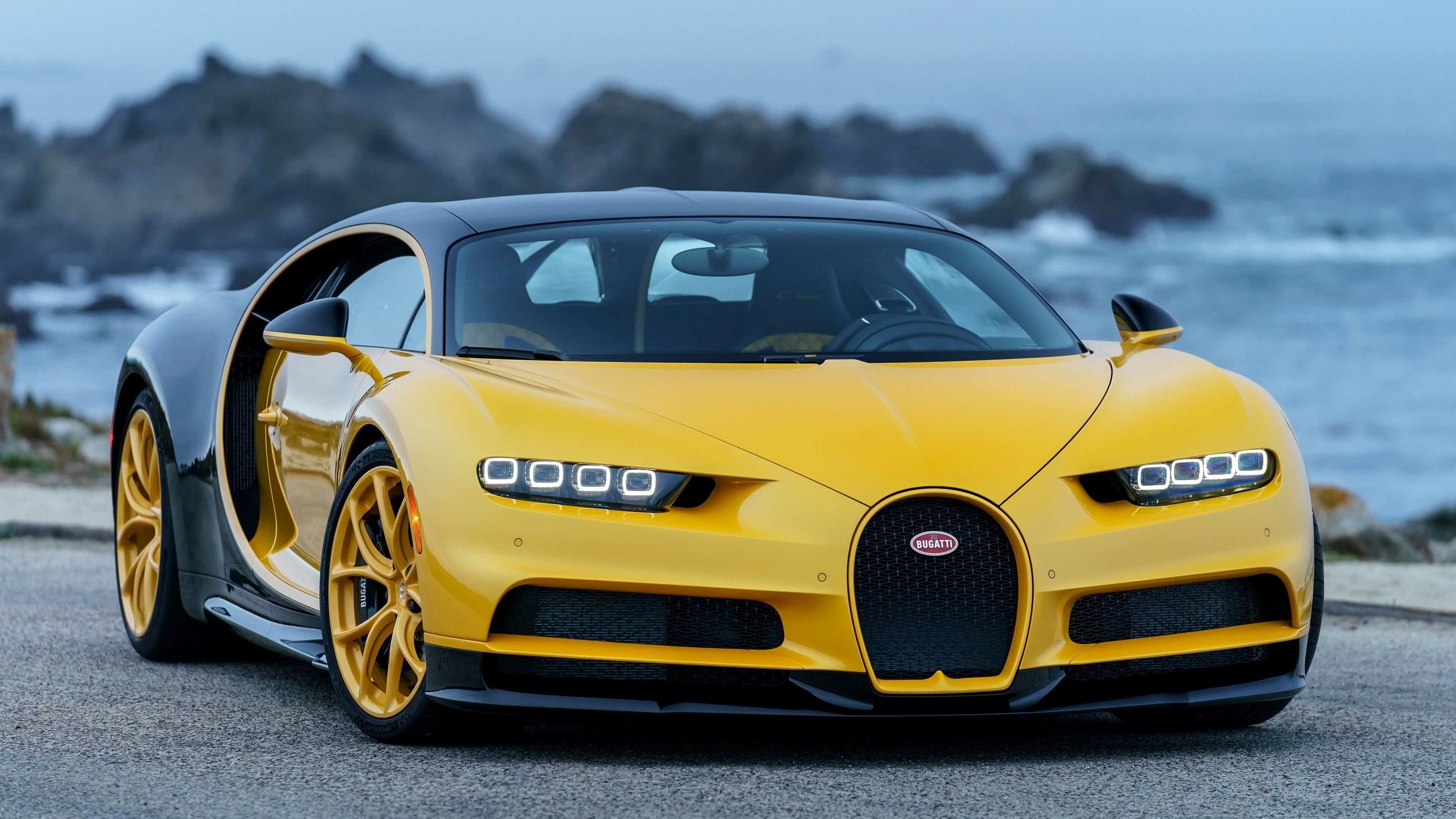 Bugatti: Chiron, A German then French manufacturer of high-performance automobiles. 3840x2160 4K Wallpaper.