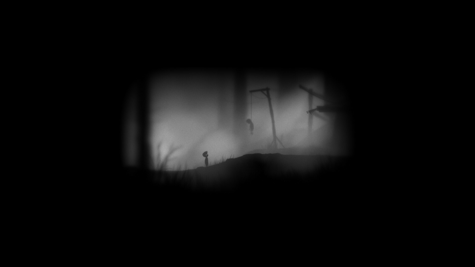 Limbo: The monochrome approach, coupled with film grain filter, focusing techniques, and lighting, were compared to both film noir and dreamlike tableaus of silent films, allowing the visual elements of the game to carry much of the story's weight. 1920x1080 Full HD Background.