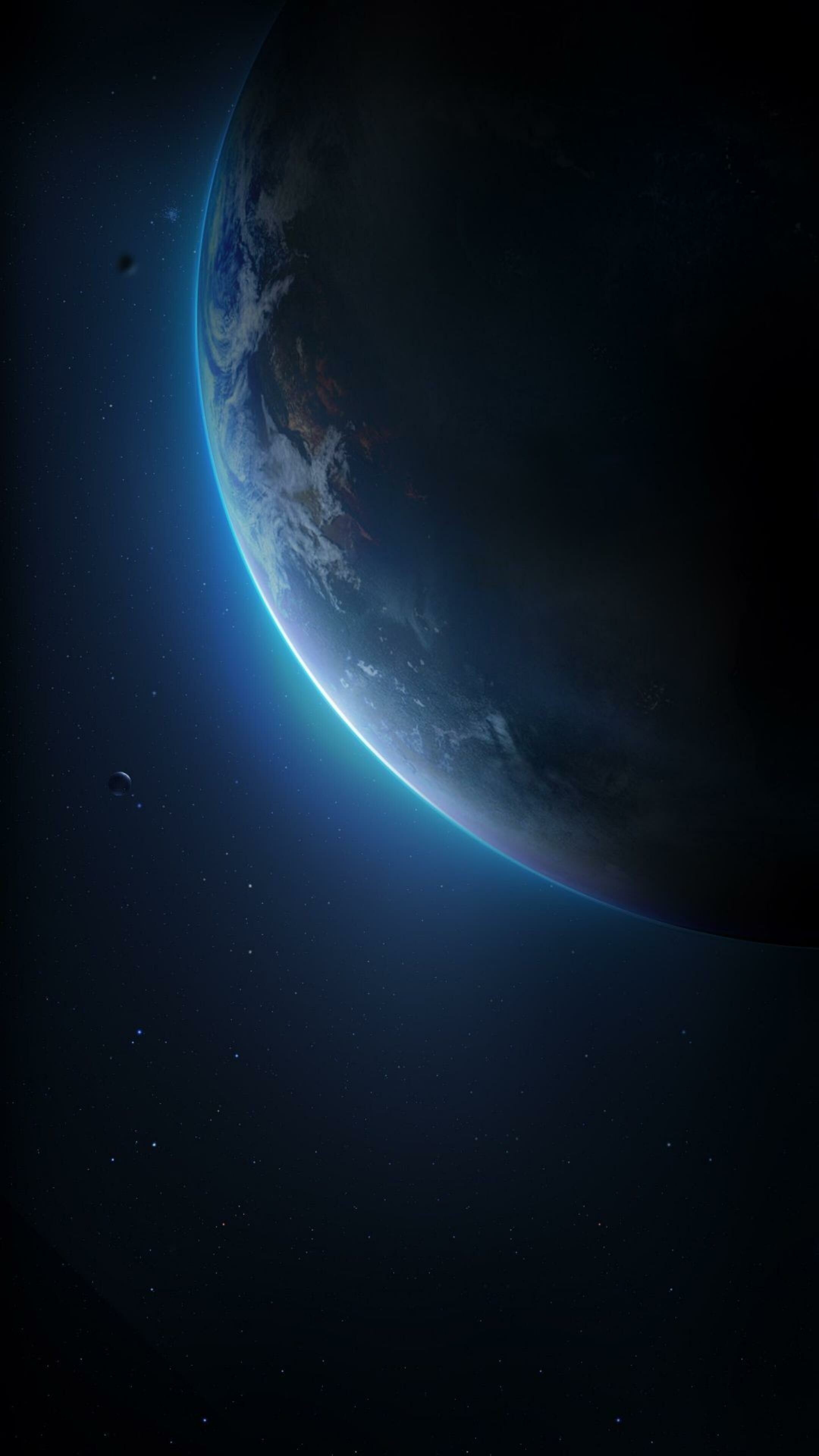 Planet: A large celestial body that revolves around the sun in fixed orbits. 2160x3840 4K Wallpaper.