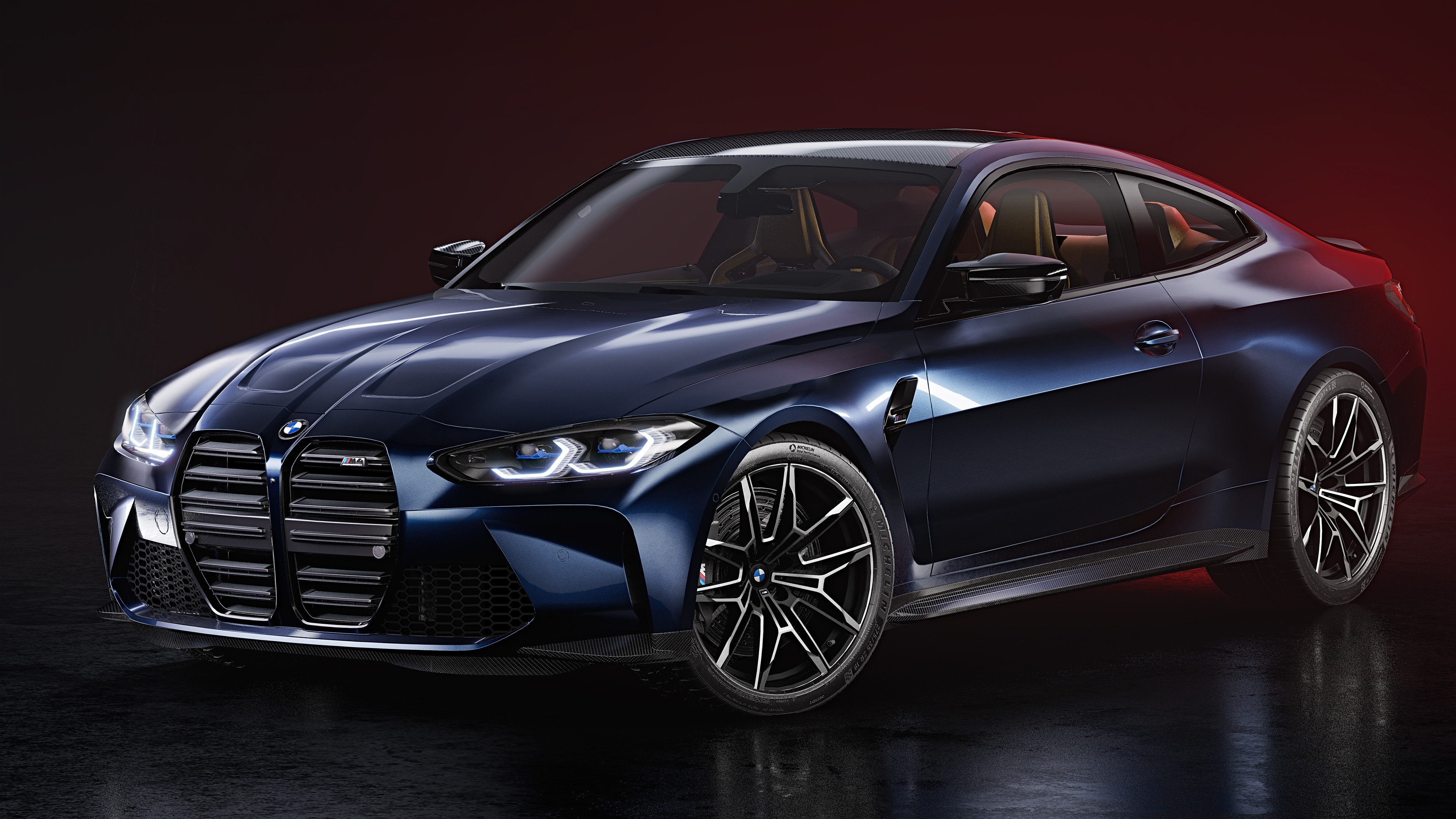 BMW M4, Auto design, Unreal Engine, Studio lighting, 3840x2160 4K Desktop