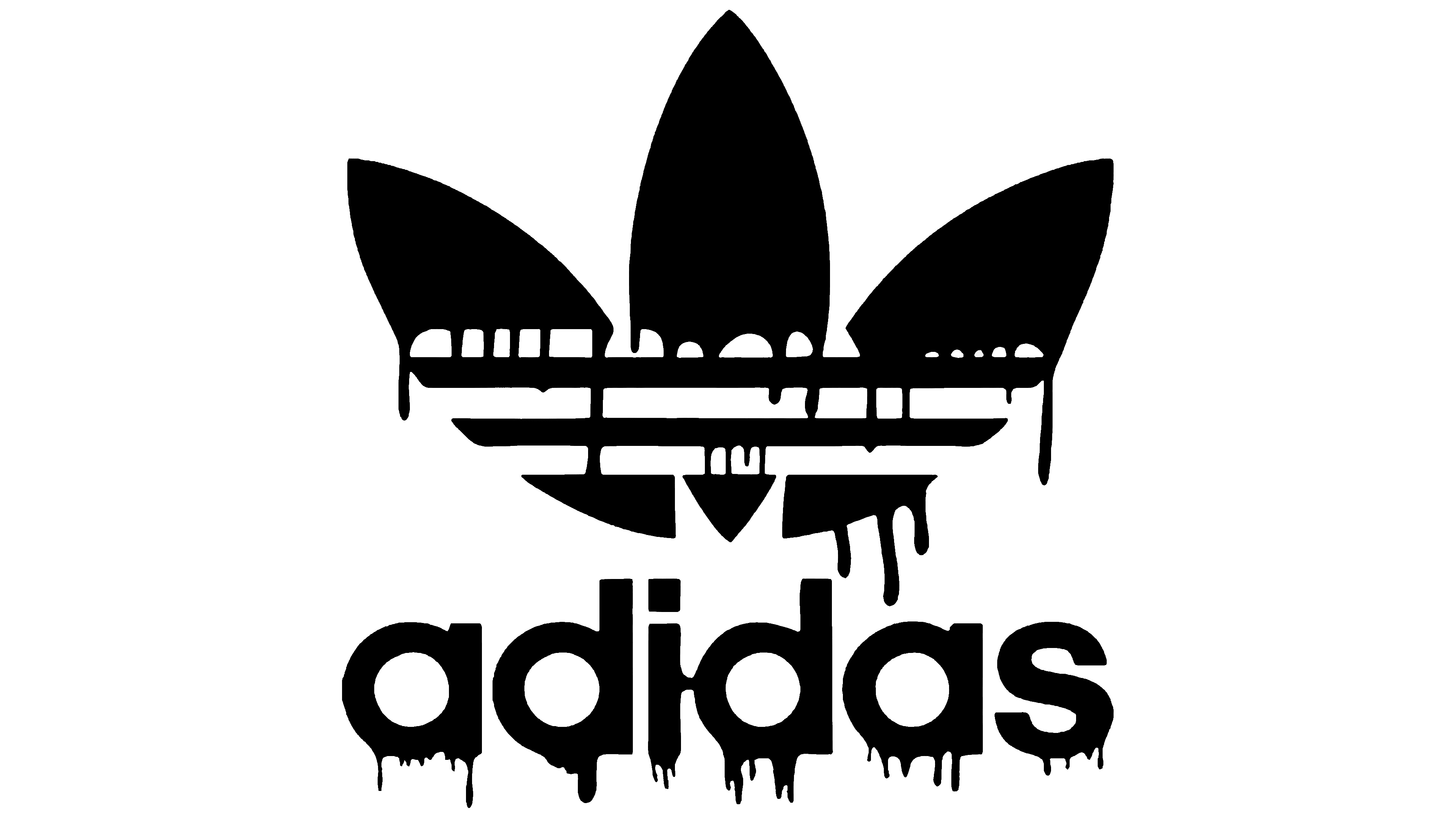 Adidas logo, Floral pattern, Outlet sale, Fashion discounts, 3840x2160 4K Desktop