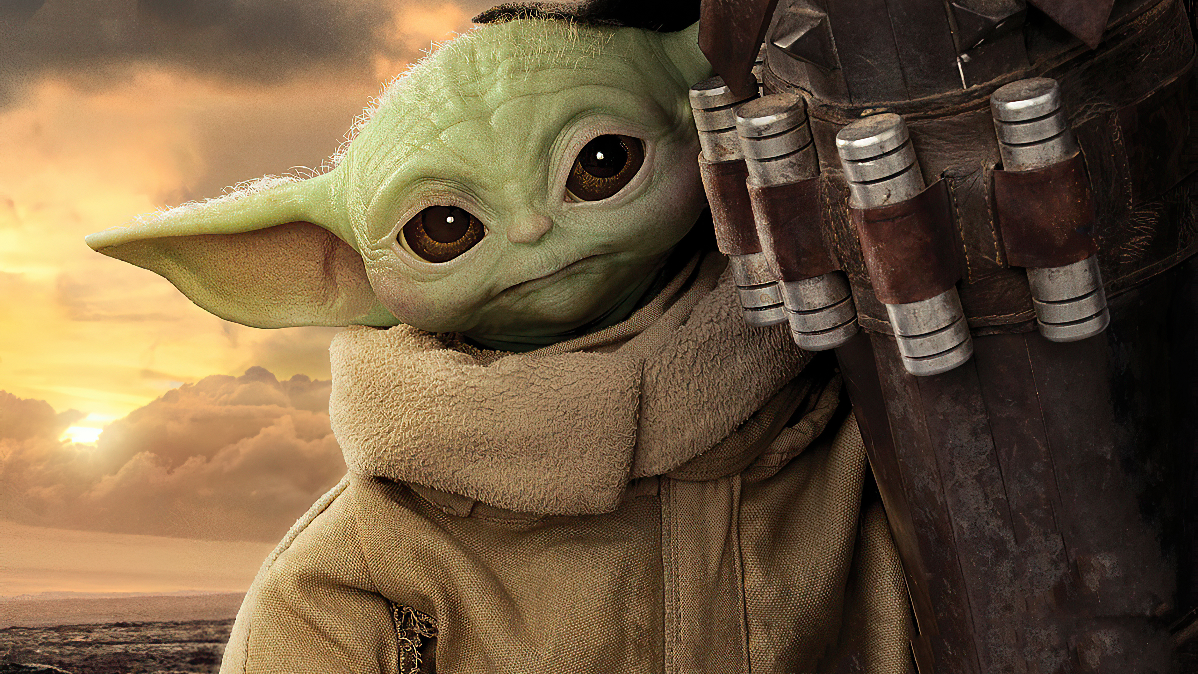 Baby Yoda, Grogu, Ultra HD, Background Image, 3840x2160 4K Desktop