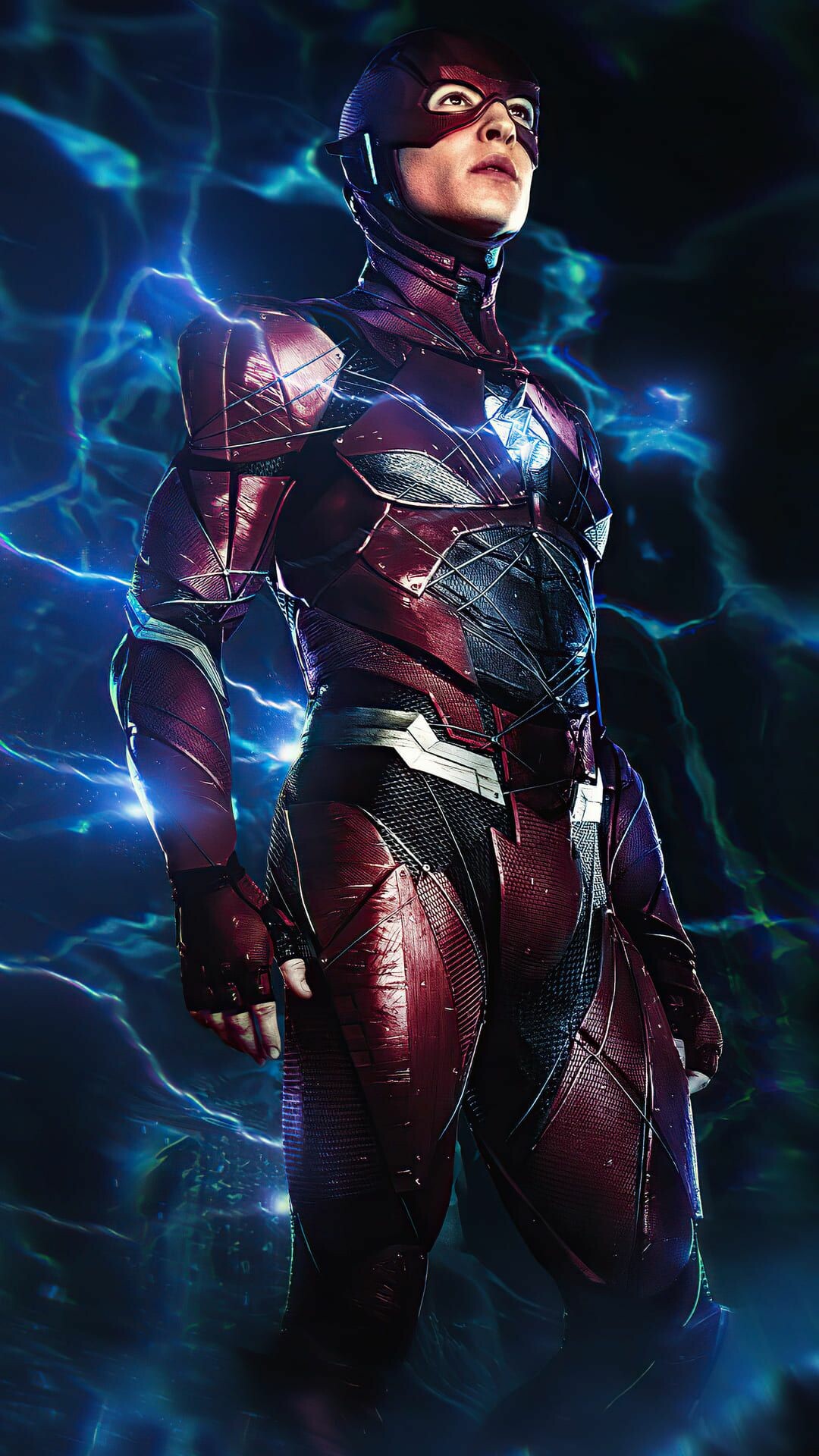 The Flash (2022): The character currently played by Ezra Miller in the DC Extended Universe. 1080x1920 Full HD Background.