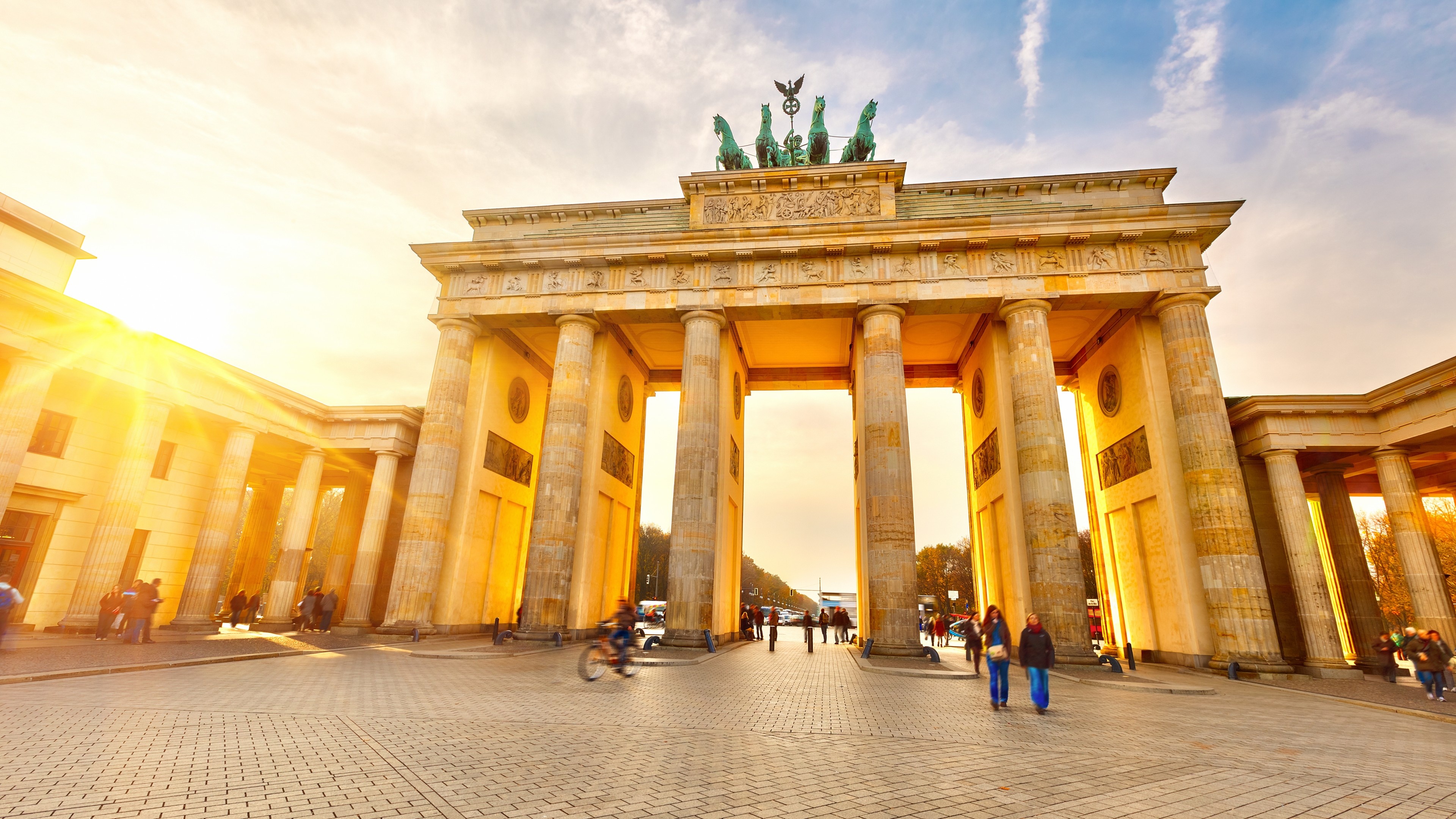 Berlin landmarks, Brandenburg Gate, German capital, European travels, 3840x2160 4K Desktop