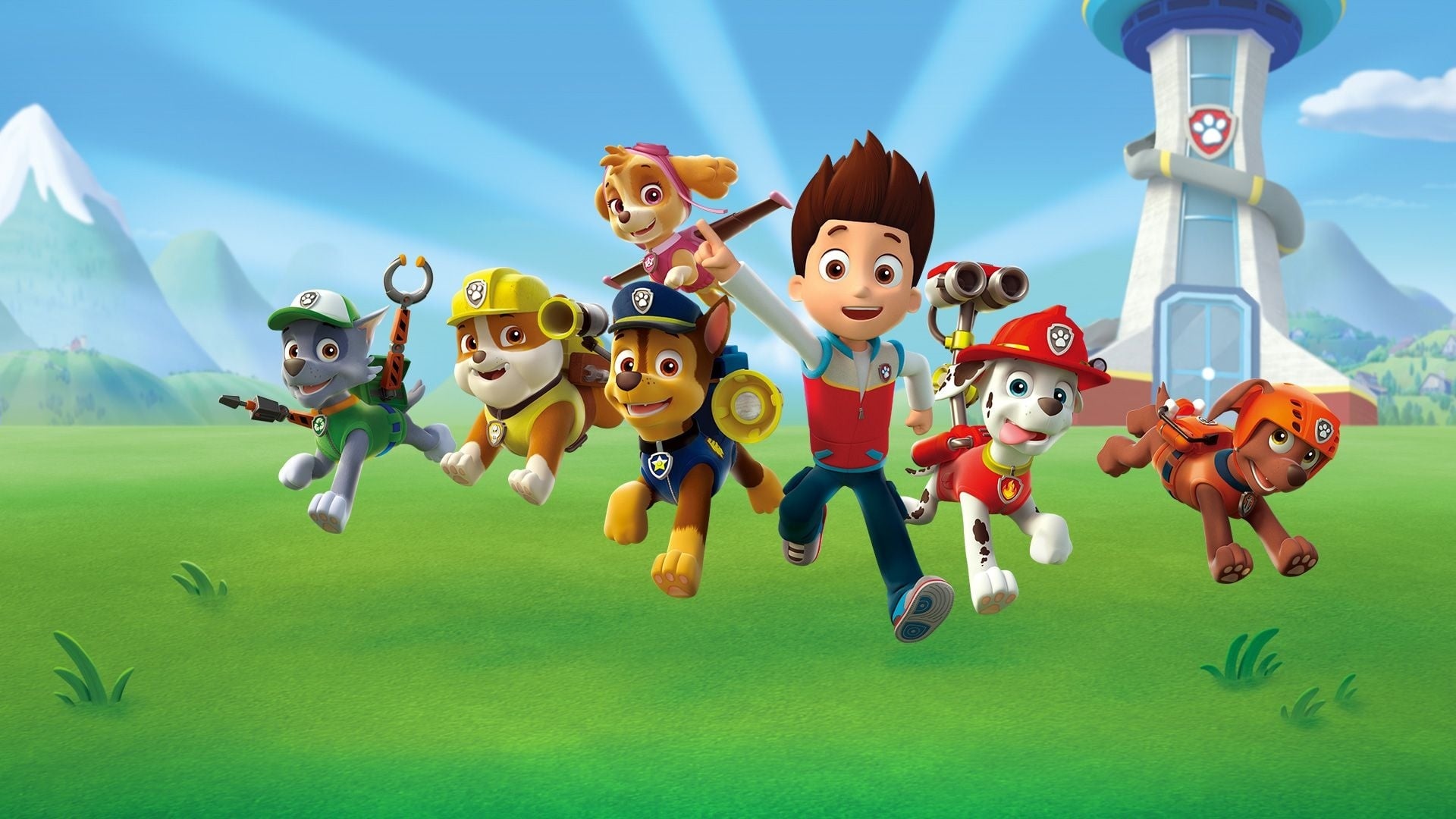 Paw Patrol TV series, Animated adventure, Canine squad, Rescue missions, 1920x1080 Full HD Desktop