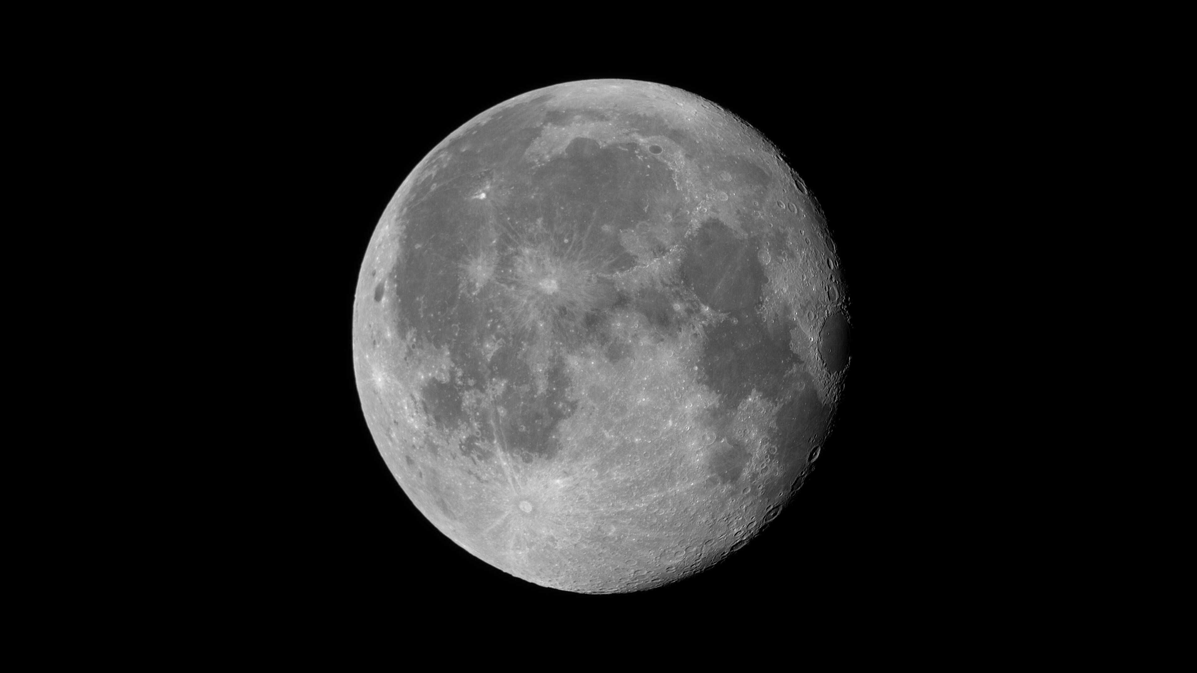 Full moon, 4K, Astrophotography, 3840x2160 4K Desktop