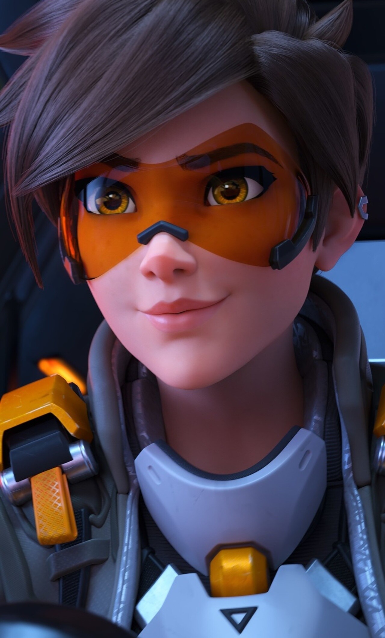 Overwatch: Tracer, Voiced by Cara Theobold, Multiplayer. 1280x2120 HD Background.