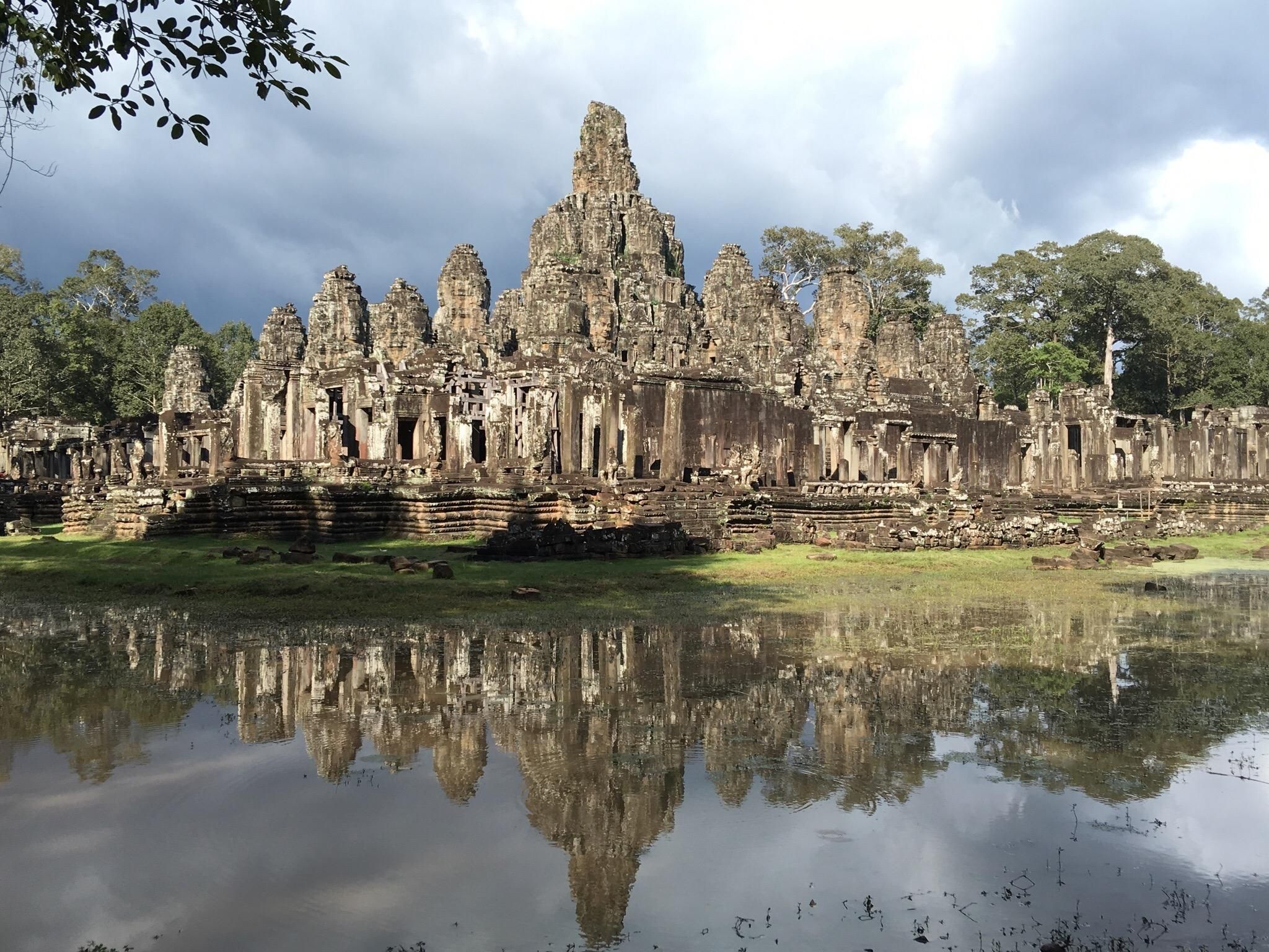 Happy Angkor Wat tour, Siem Reap province, Cambodian heritage, Ancient wonder, 2050x1540 HD Desktop