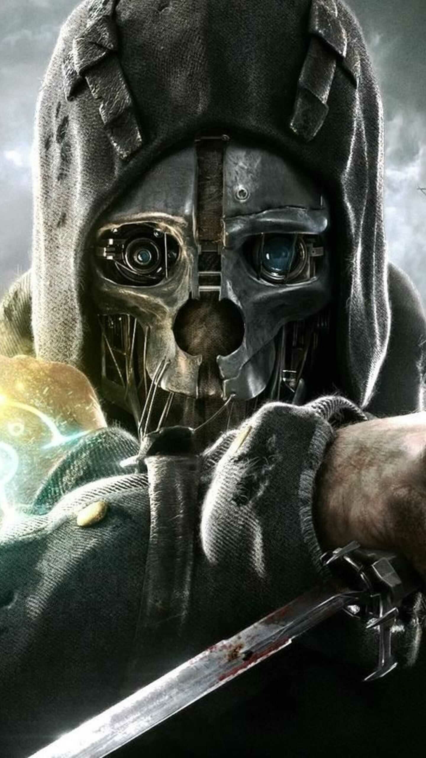 Dishonored: The player can control Corvo Attano, A former bodyguard turned assassin. 1440x2560 HD Background.