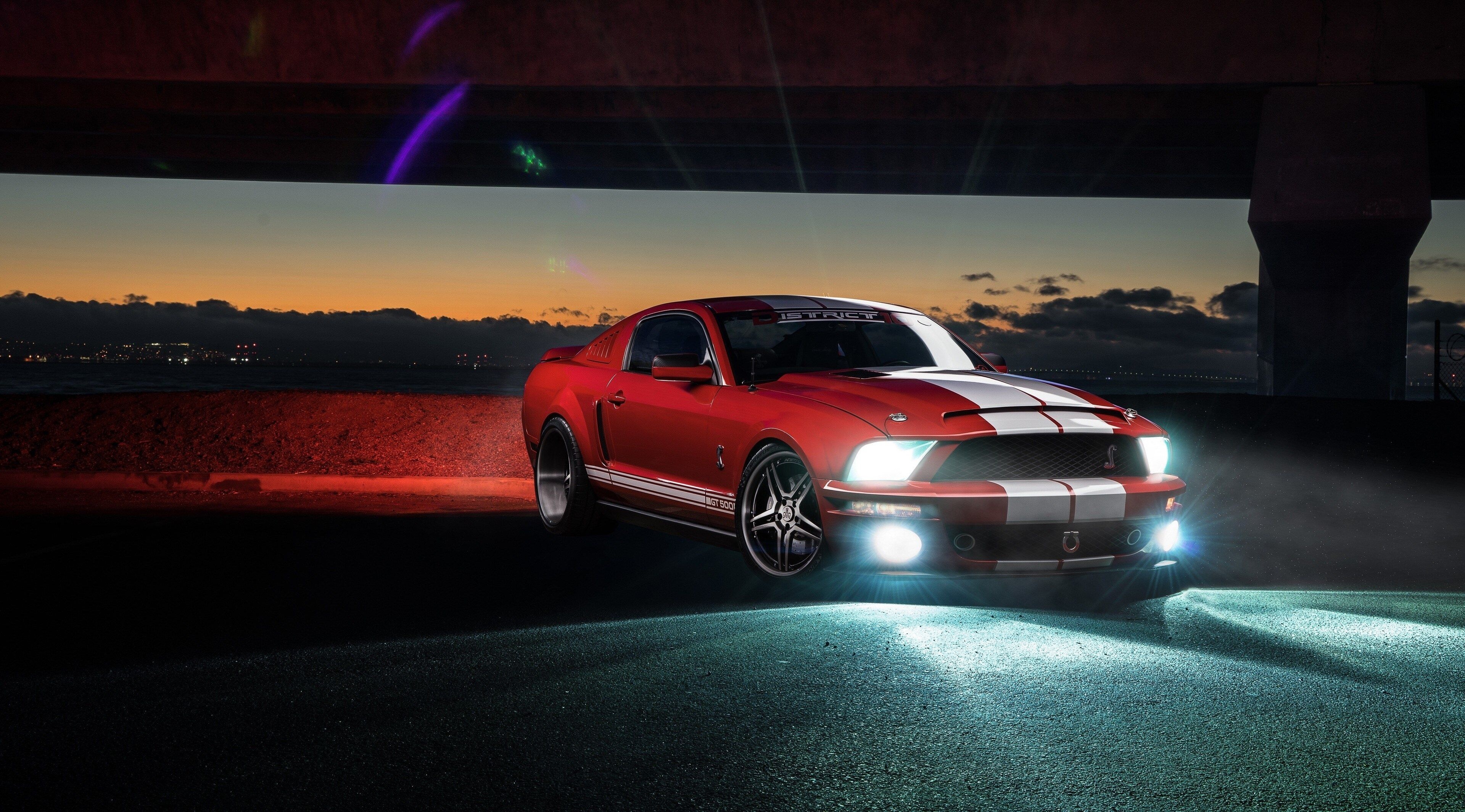 Shelby GT500, Supercharged performance, Precision engineering, Racing heritage, Track-ready monster, 3840x2130 HD Desktop