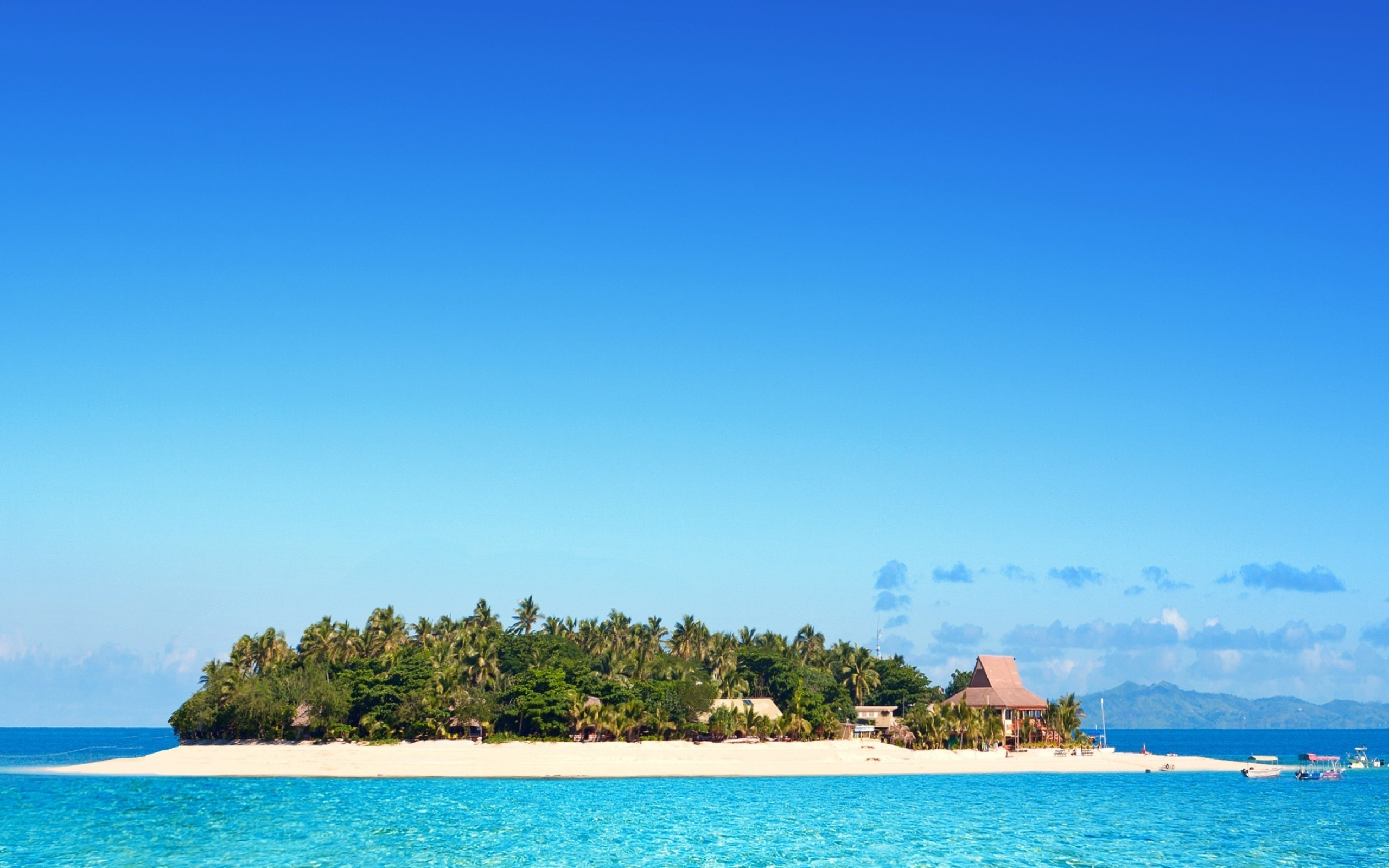 Fiji: Gained independence and became known as the Dominion of Fiji in 1970. 2560x1600 HD Background.
