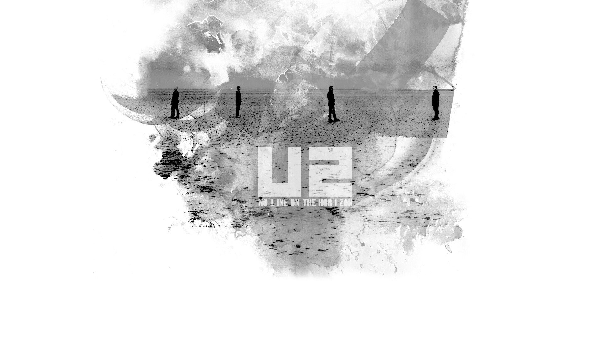 U2: No Line on the Horizon, the twelfth studio album by the band, released on 27 February 2009. 1920x1080 Full HD Background.