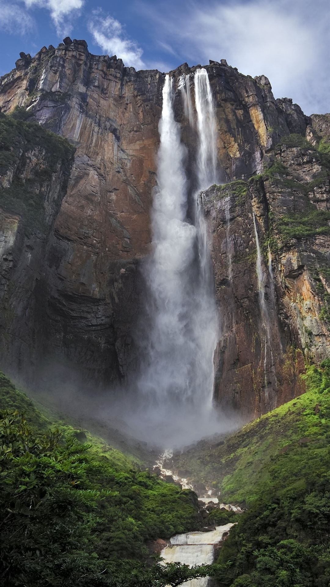 Venezuela, Angel Falls, iPhone wallpapers, 1080x1920 Full HD Phone
