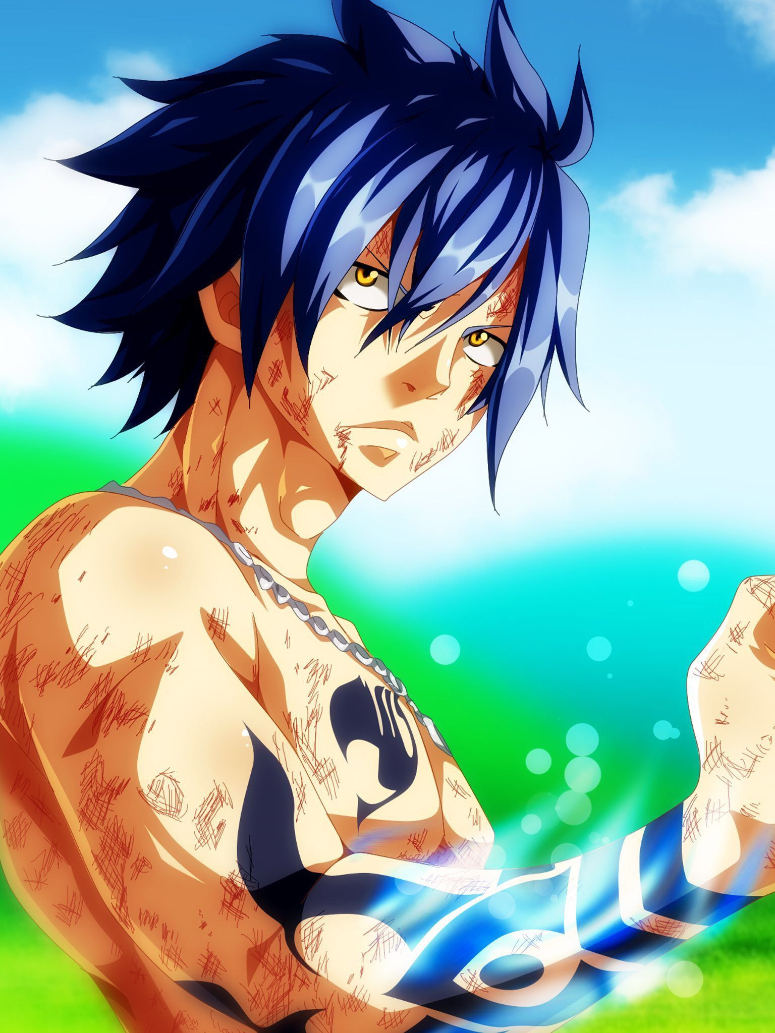 Gray Fullbuster: Fairy Tail, Serialized in the manga anthology Weekly Shonen Magazine, 2006- 2017. 1540x2050 HD Wallpaper.