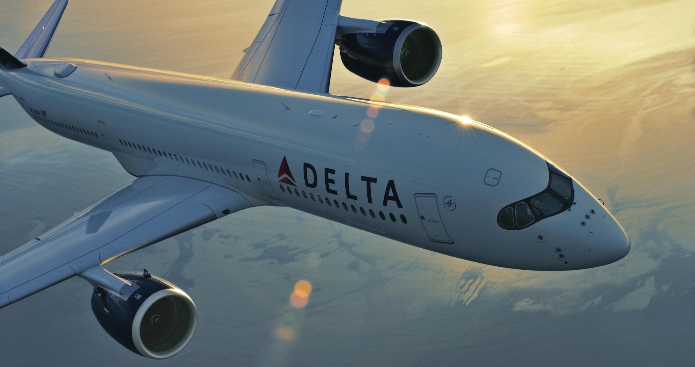 Delta Air Lines, Agreement with GEVO, SAF market, Sustainable aviation fuel, 2400x1270 HD Desktop