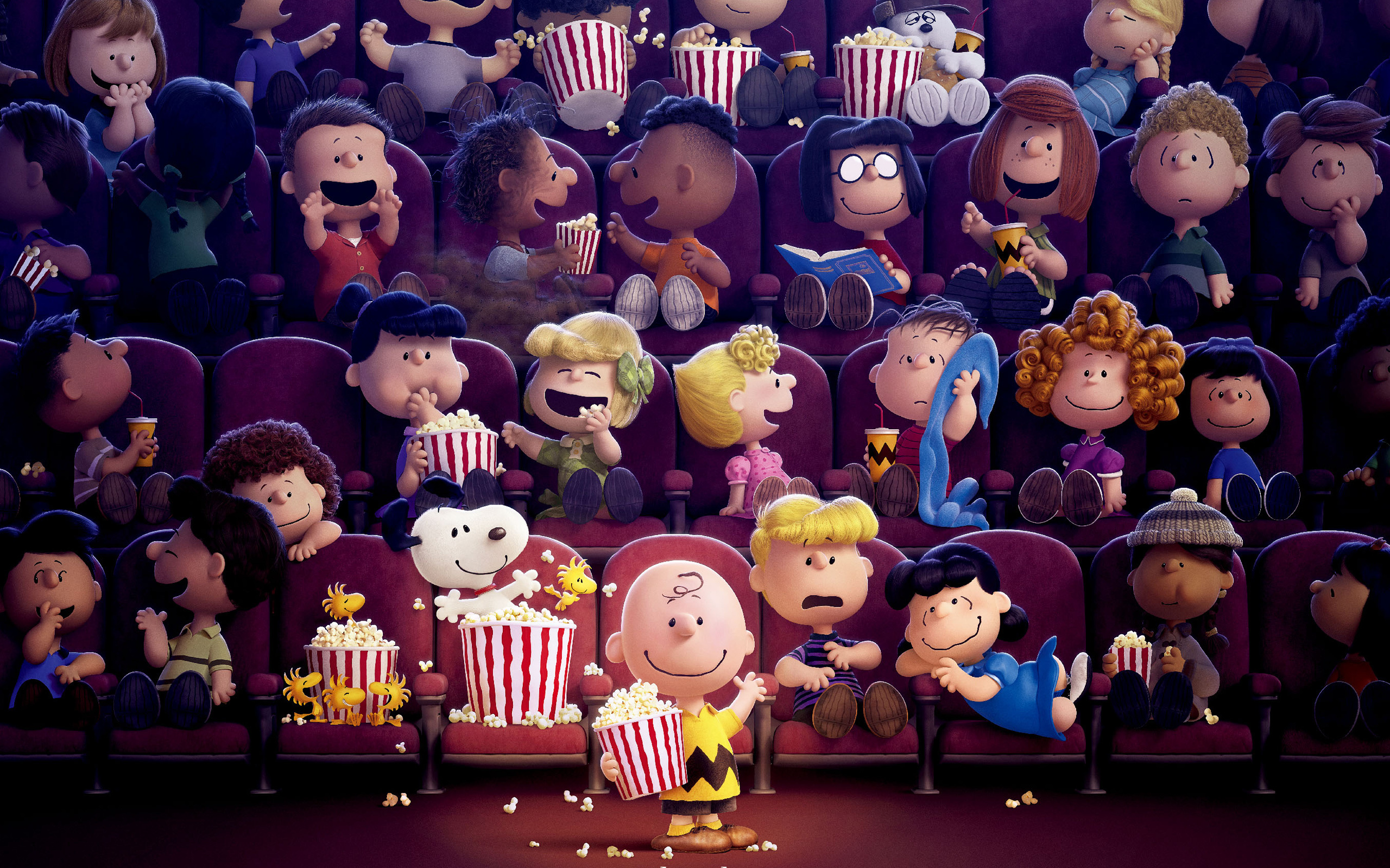 The Peanuts Movie, Classic comic strip, Beloved characters, Animated adventure, 2560x1600 HD Desktop